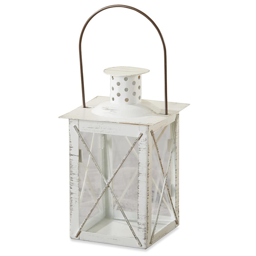 Kate Aspen® Medium Luminous White Lantern Tea Light Holder | Michaels