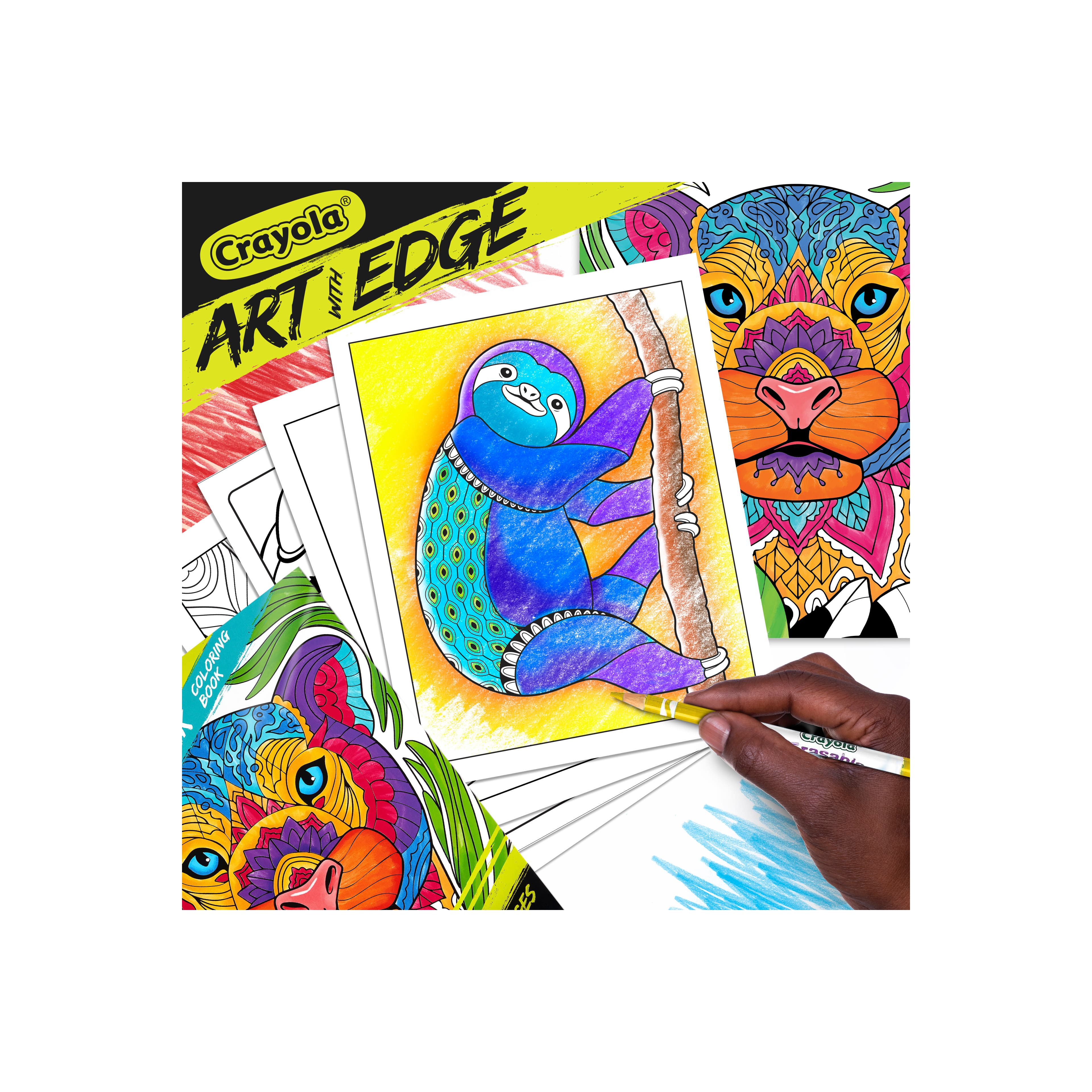 Crayola&#xAE; Art With Edge Animal Ink Coloring Book