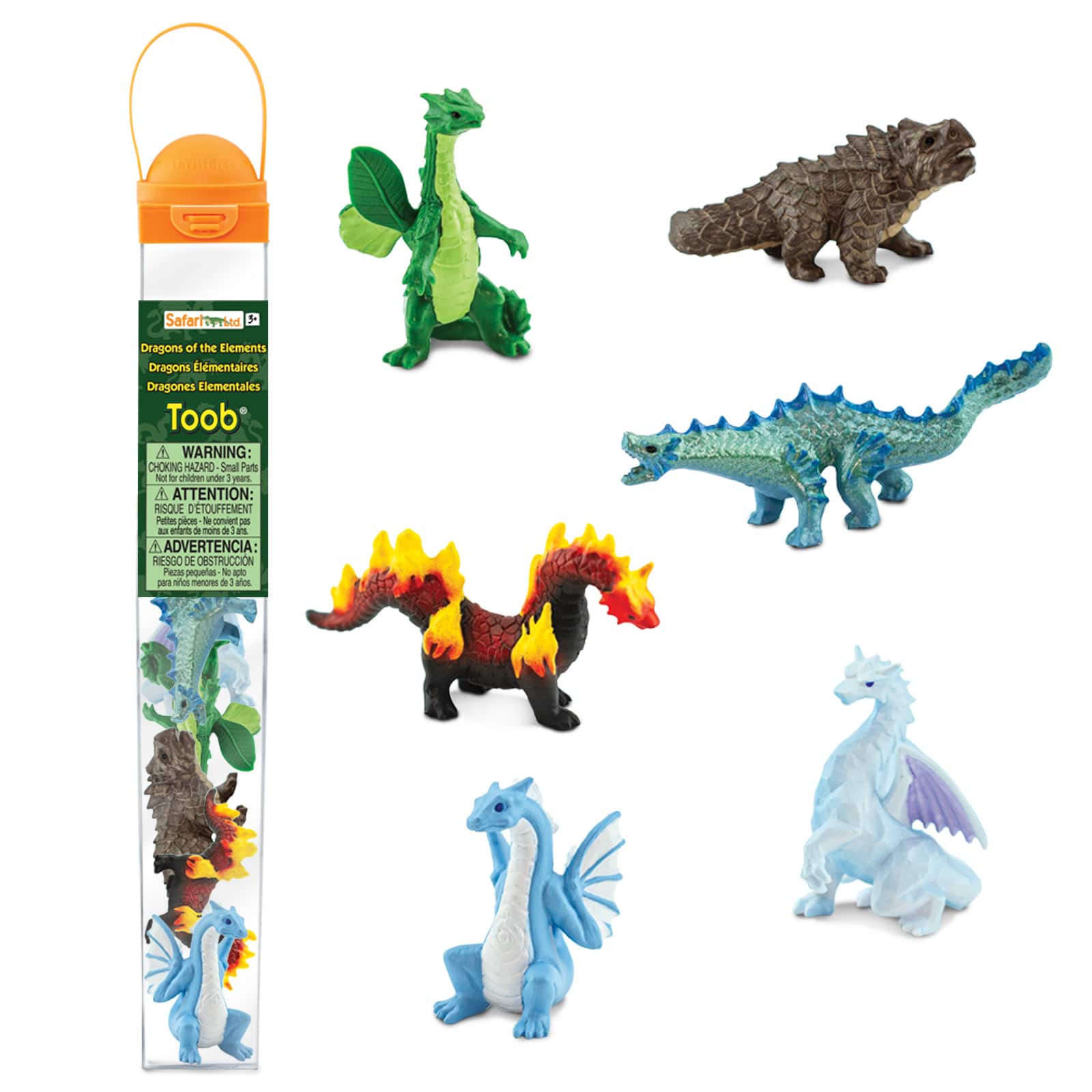 12 Pack: Safari Ltd® TOOB® Dragons of the Elements Set