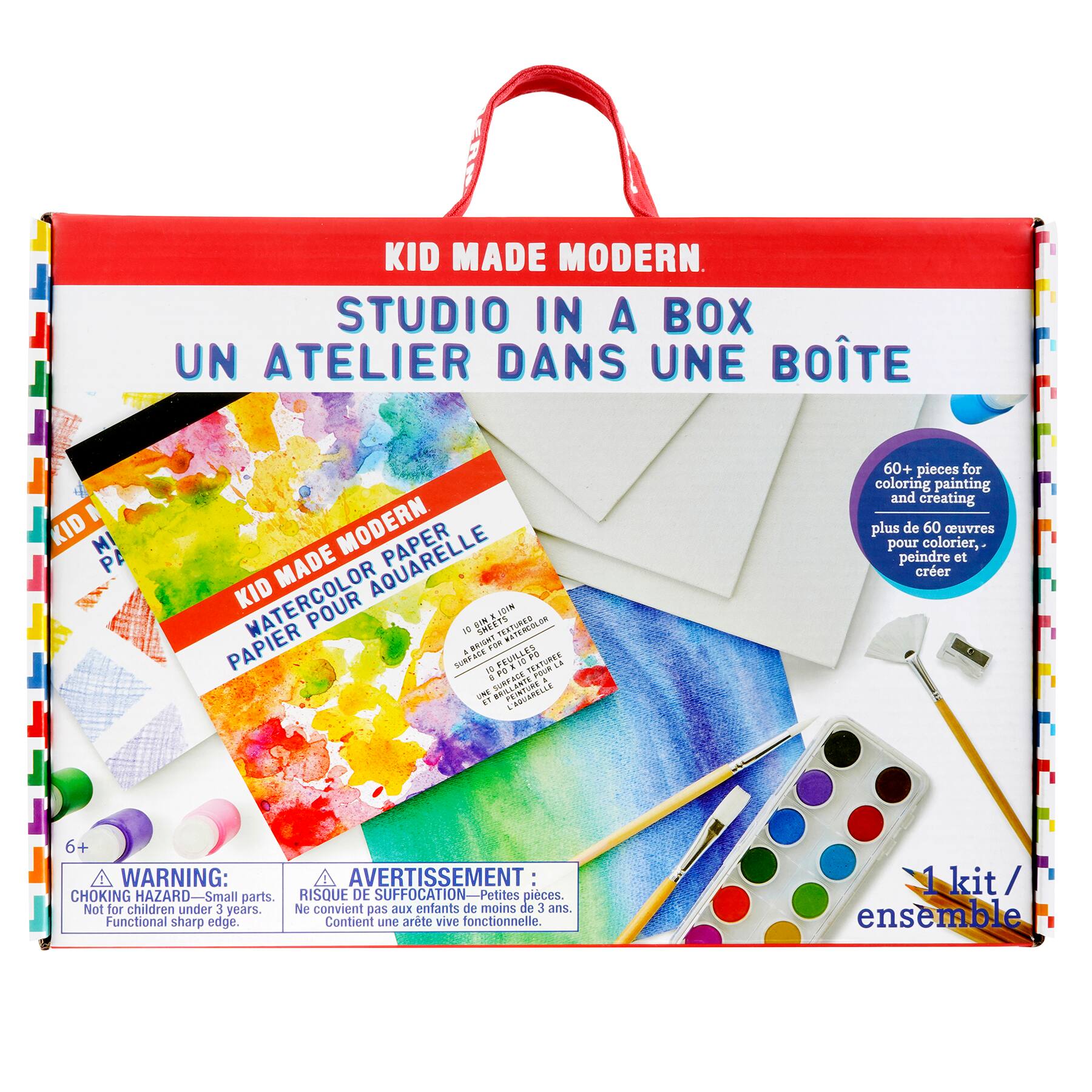 Painting Sketching and Coloring Arts and Crafts Kit Kid Made Modern Studio in A Box Set 