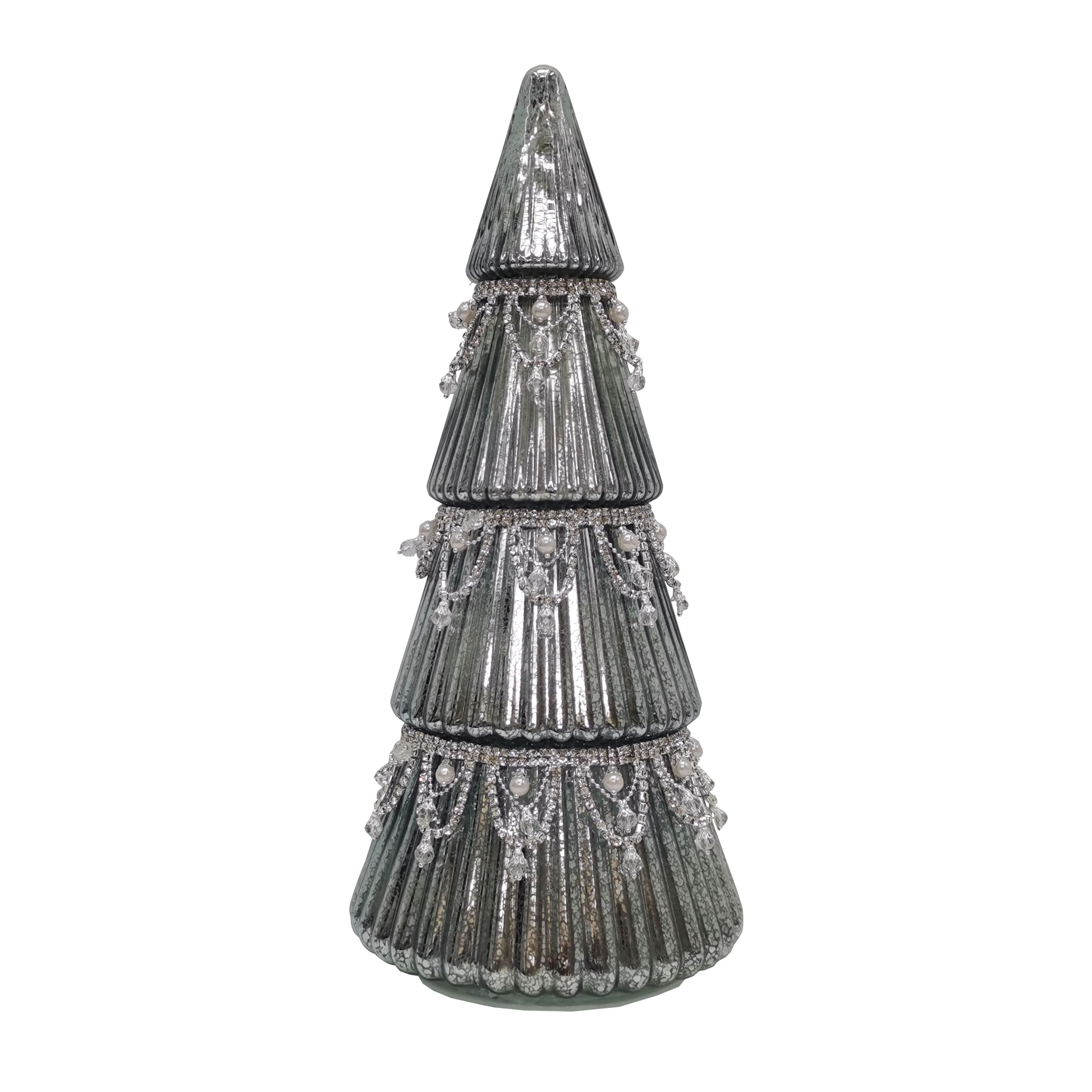 LED Glass Crystal Tree Tabletop D&#xE9;cor by Ashland&#xAE;