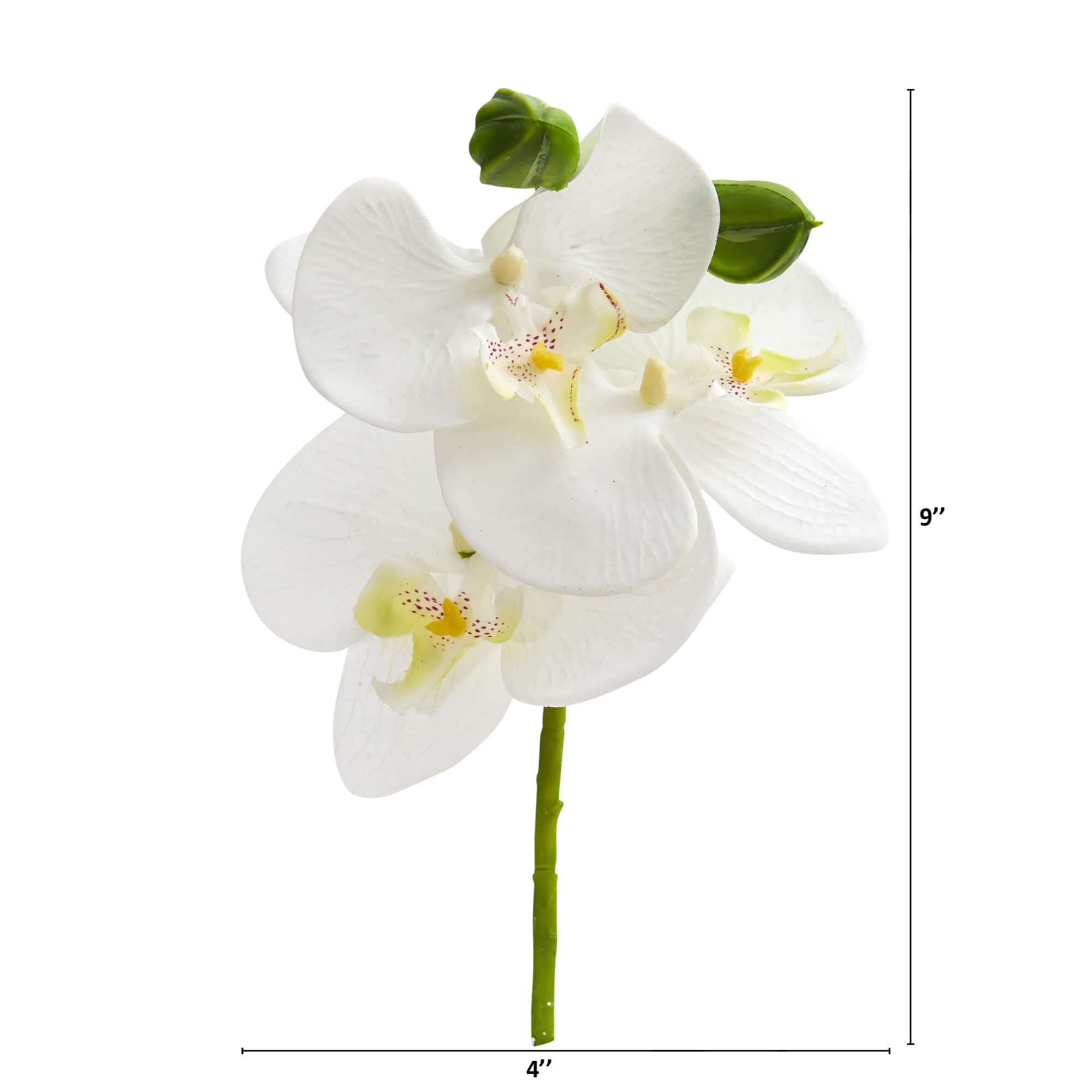 9" Phalaenopsis Orchid Artificial Flower Pick (Set of 12)