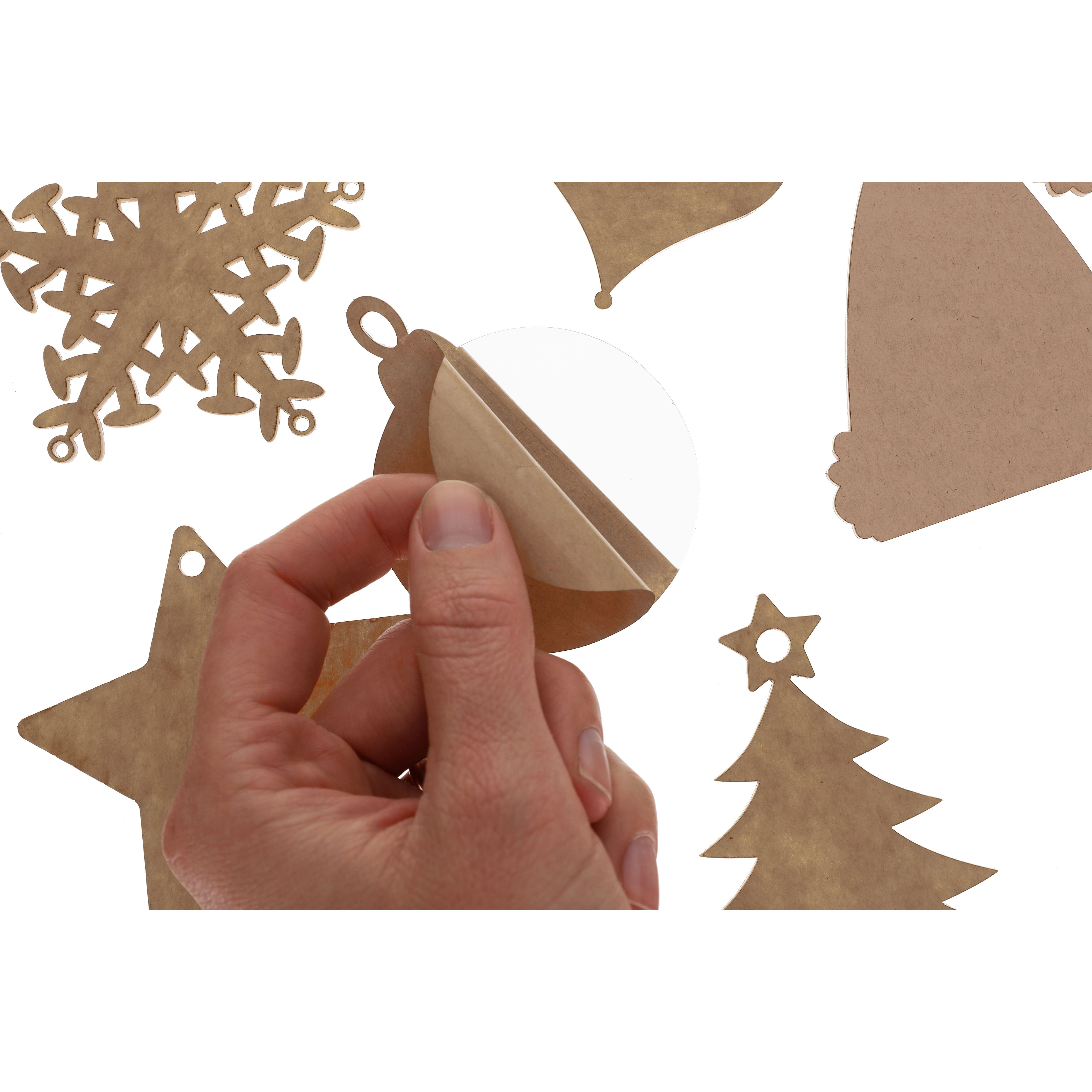 Essentials by Leisure Arts 3" Star Clear Acrylic Ornaments, 10ct.