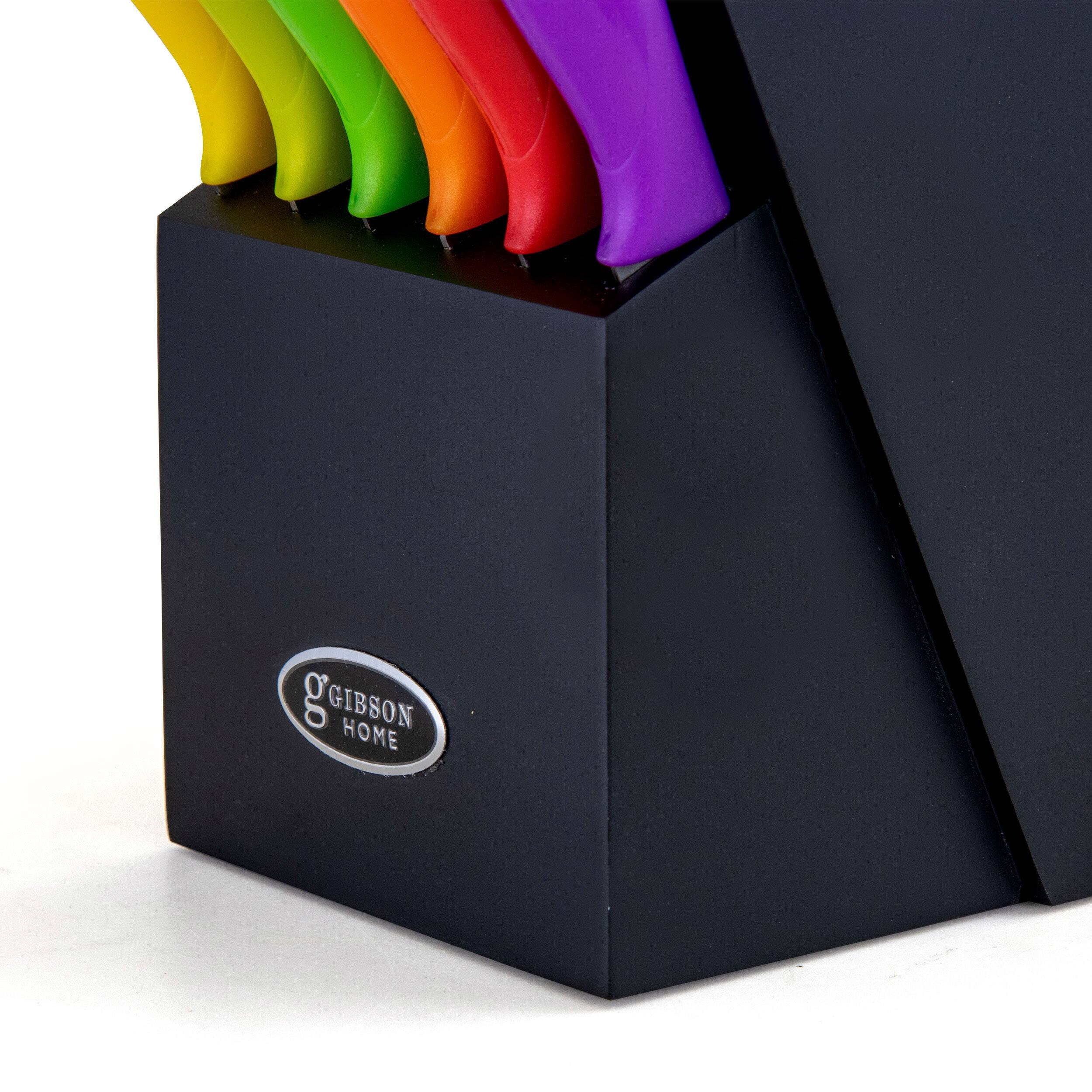 Gibson Home Color Vibes 14-Piece Cutlery Knife Set
