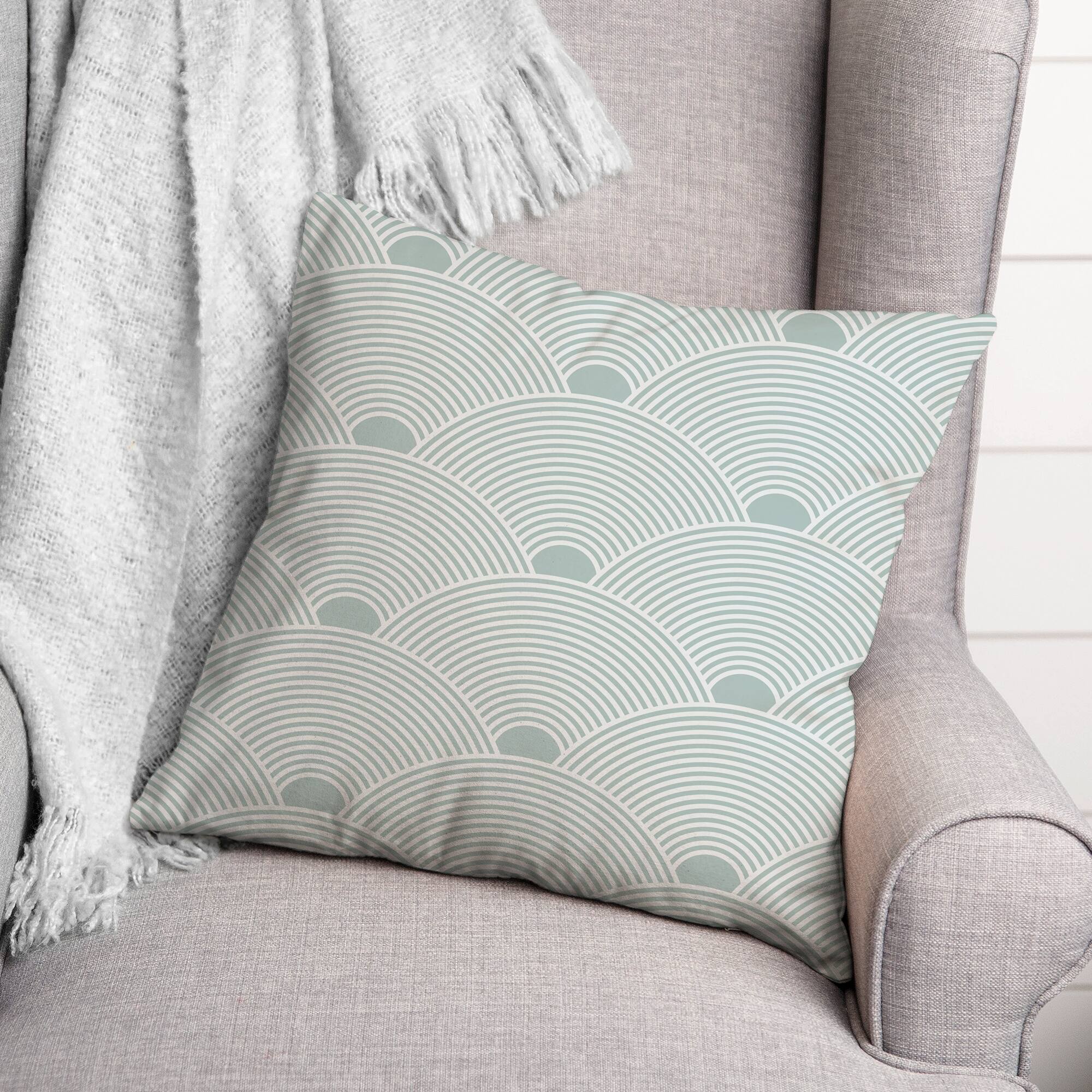 Tranquil Arch Throw Pillow