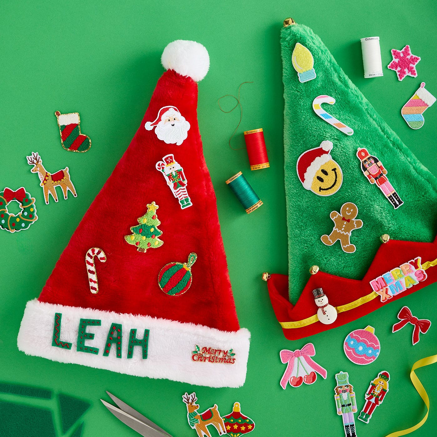 Chapeau de père Noël à faire soi-même