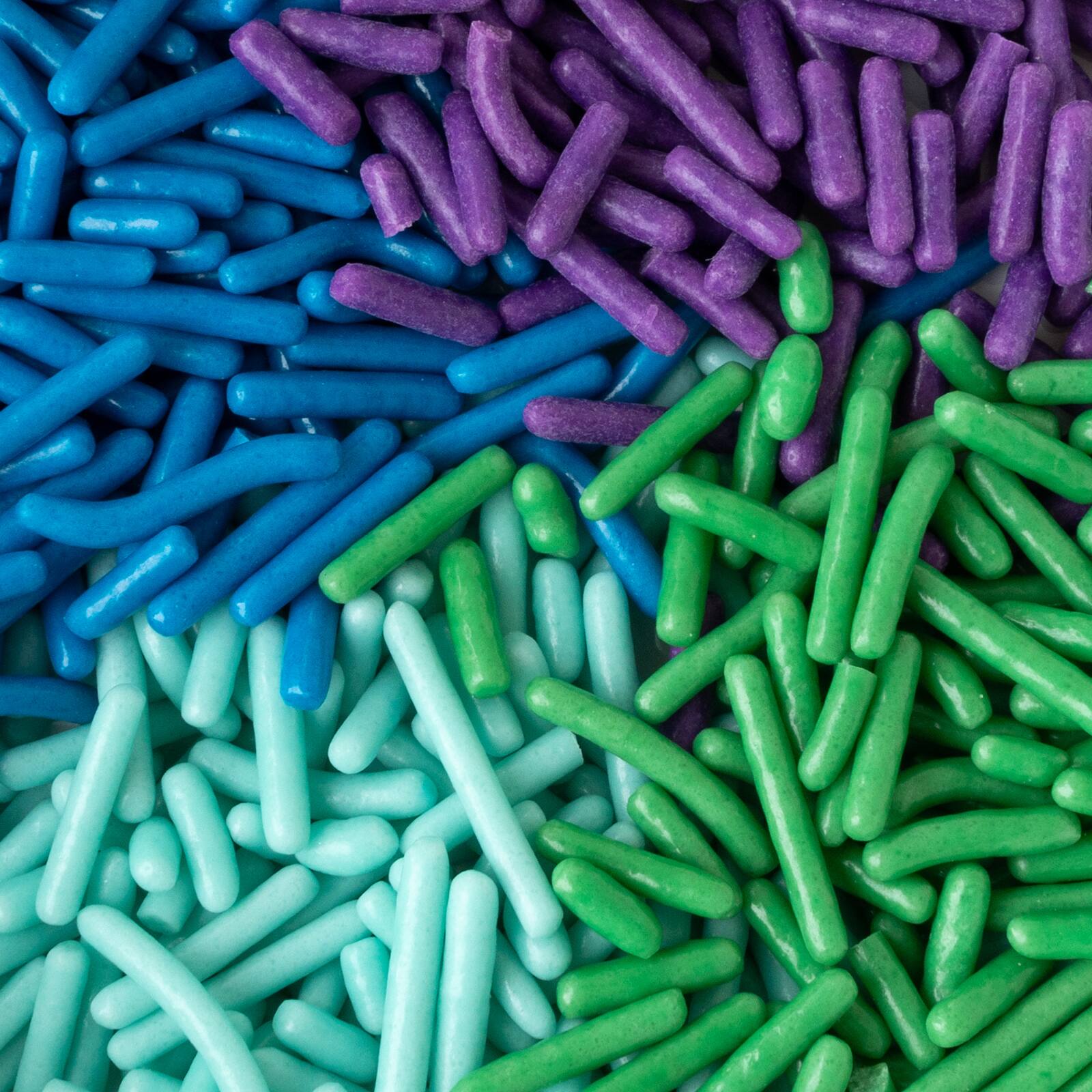 Formes de bonbons vermicelles tons froids Sweet Tooth Fairy