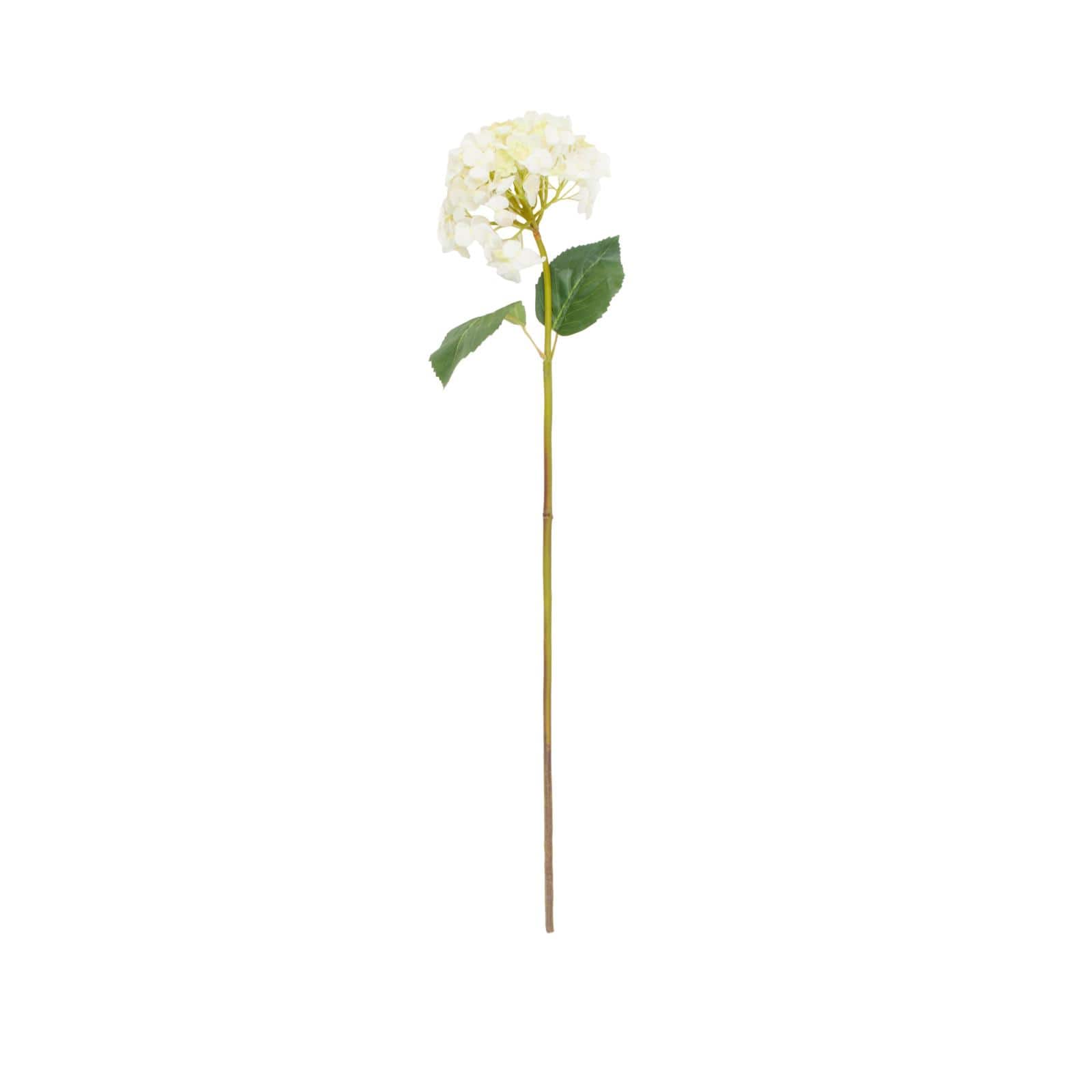 32" White Hydrangea Artificial Flower Stem, 8ct.