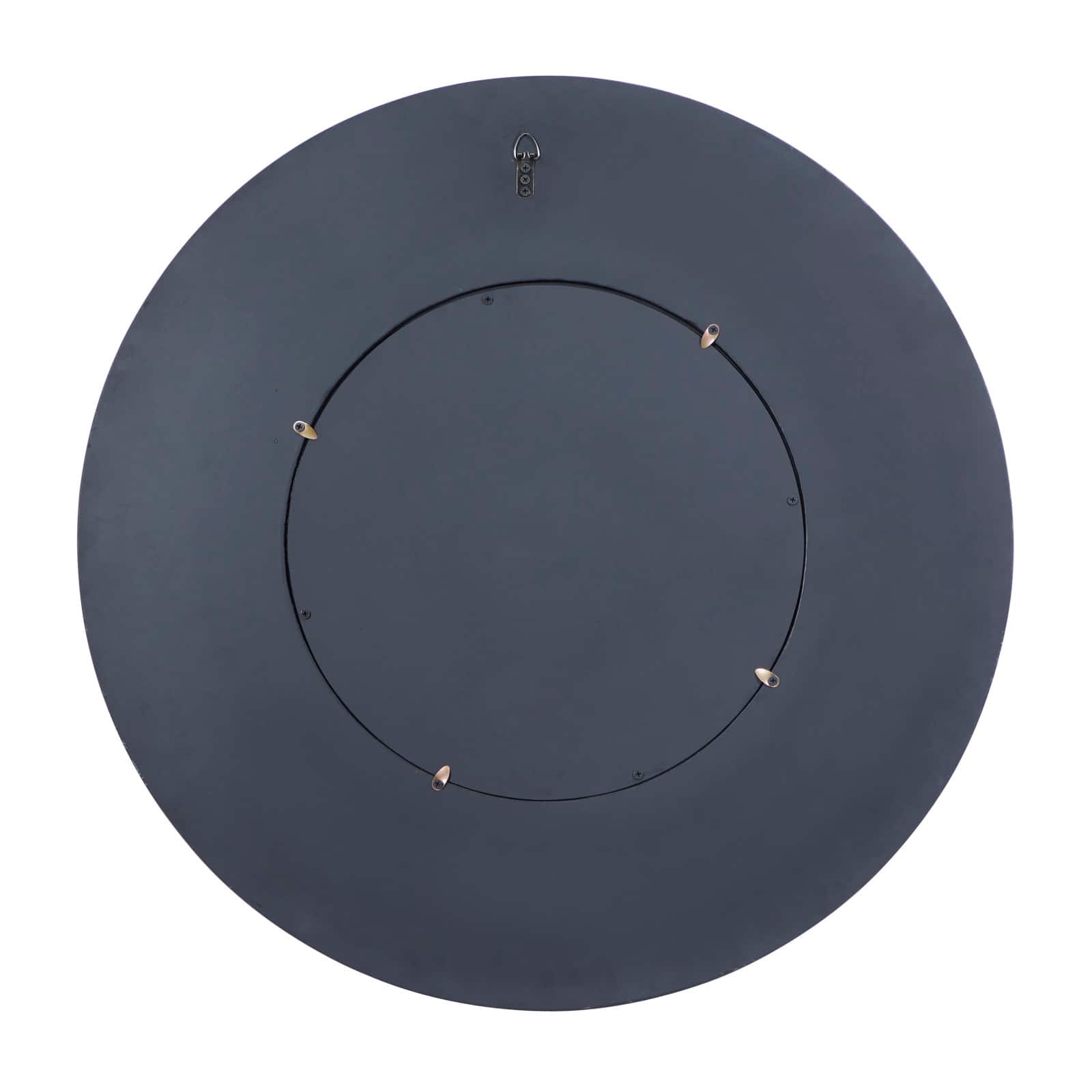 32" Blue Wood Coastal Wall Mirror