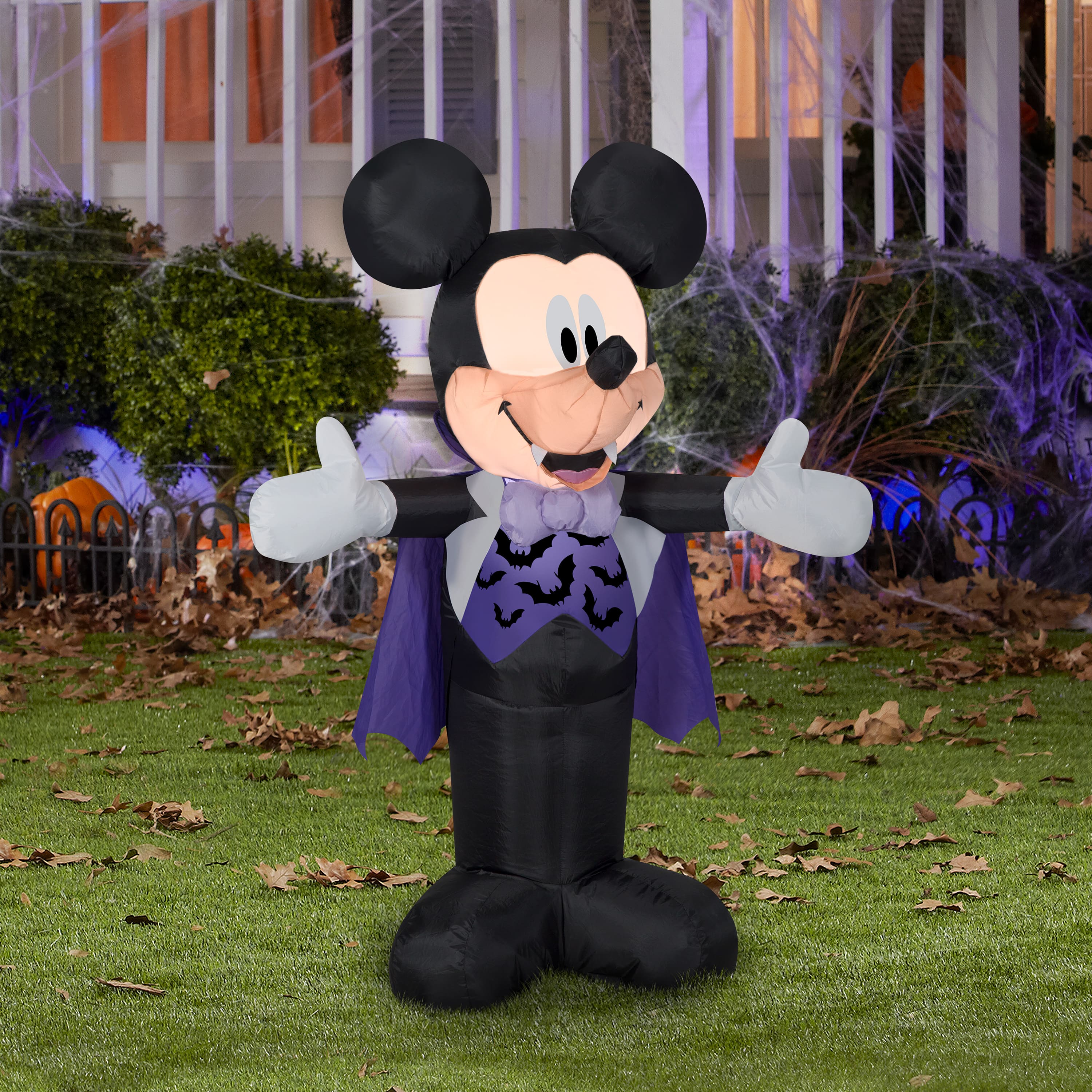 3.5ft. Airblown&#xAE; Inflatable Disney Mickey in Vampire Costume