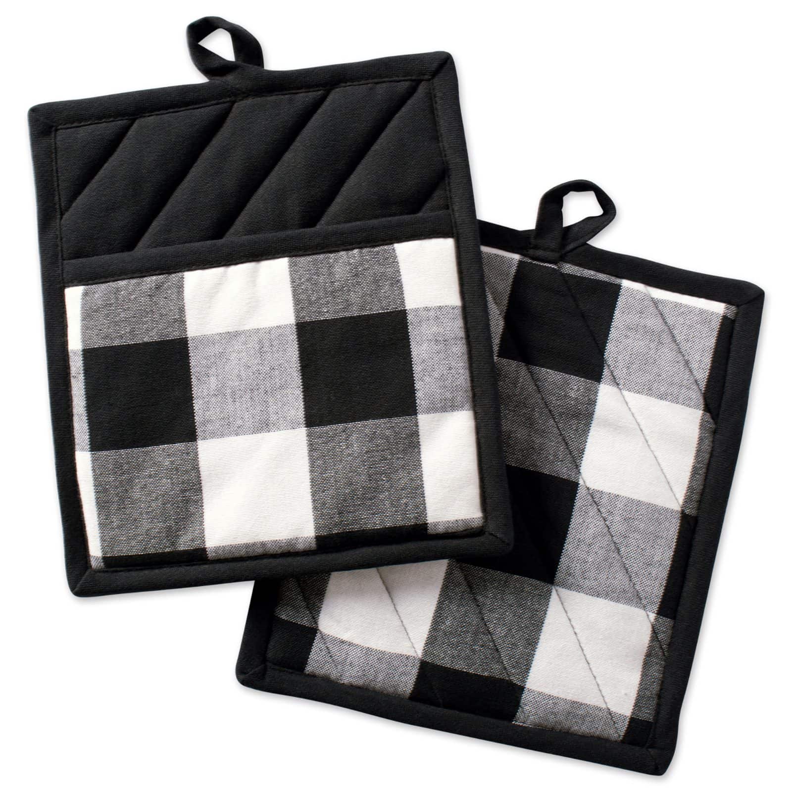 DII&#xAE; Buffalo Check Potholders, 2ct.