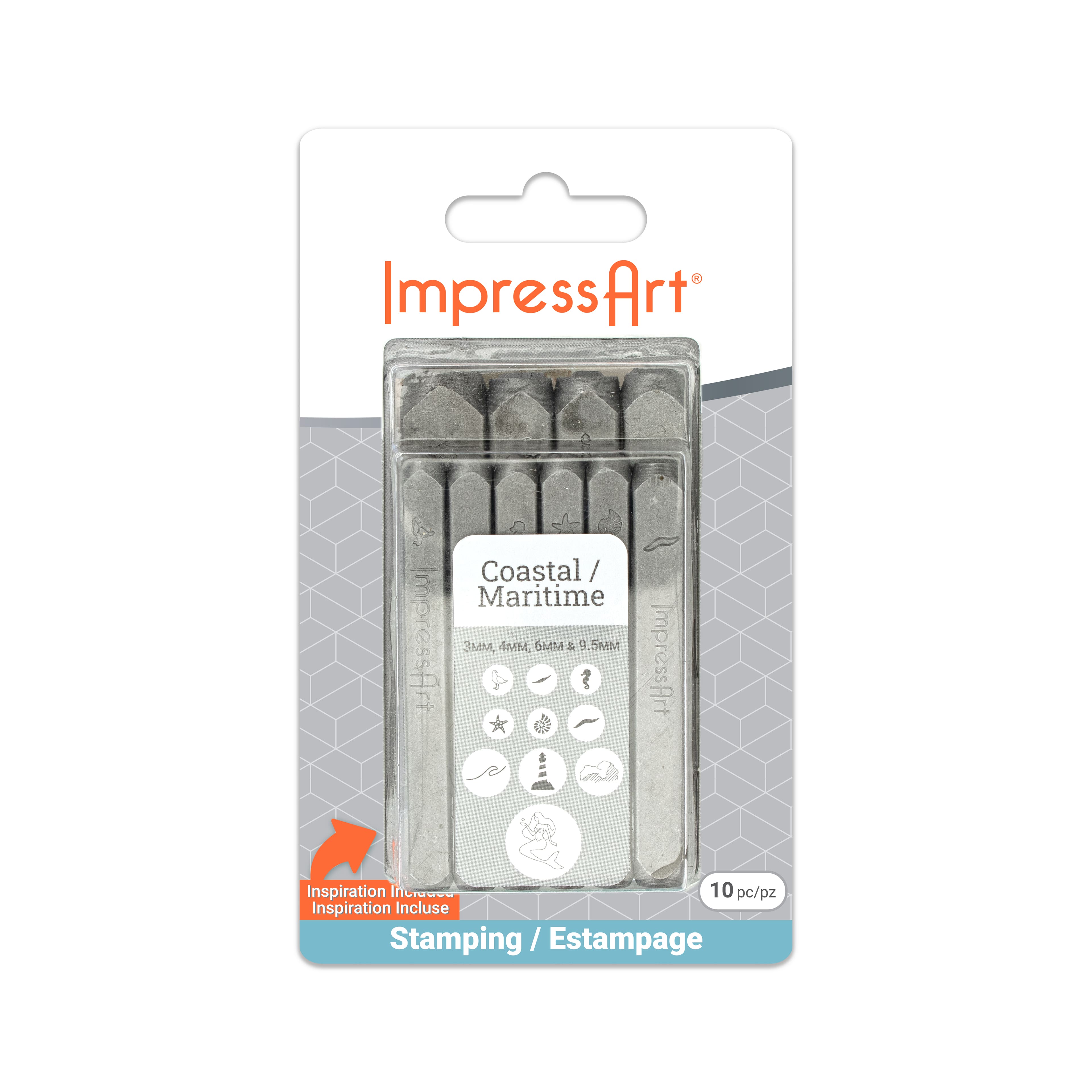 ImpressArt&#xAE; Coastal Metal Stamps Pack