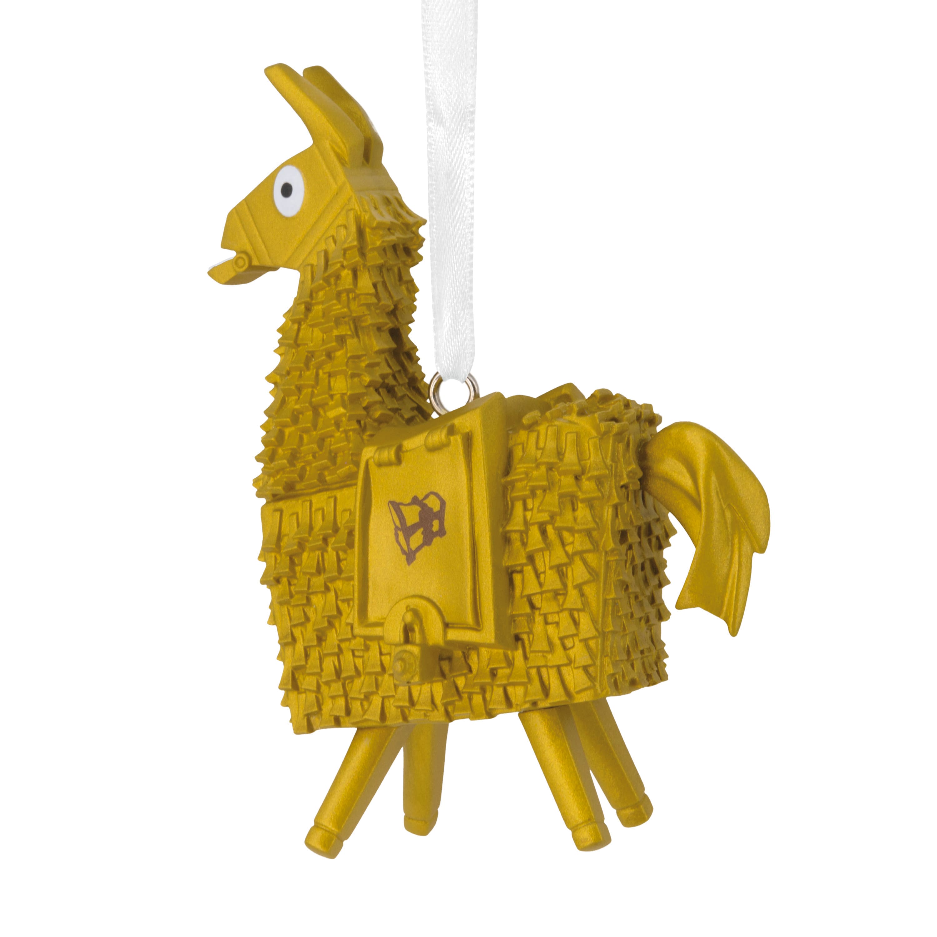 Hallmark 3.25&#x22; Fortnite Golden Loot Llama Ornament