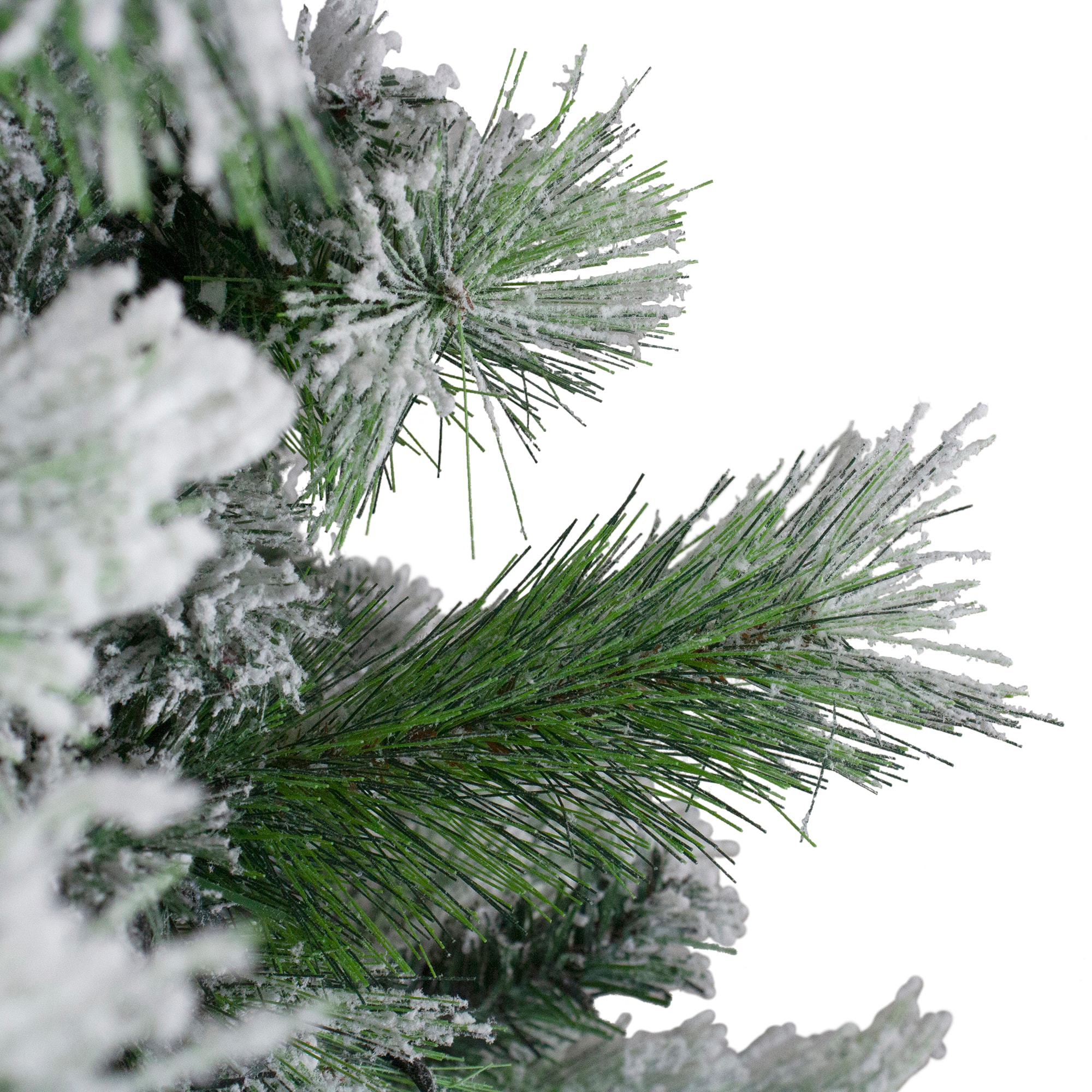 6.5ft. Unlit Flocked Somerset Spruce Artificial Christmas Tree