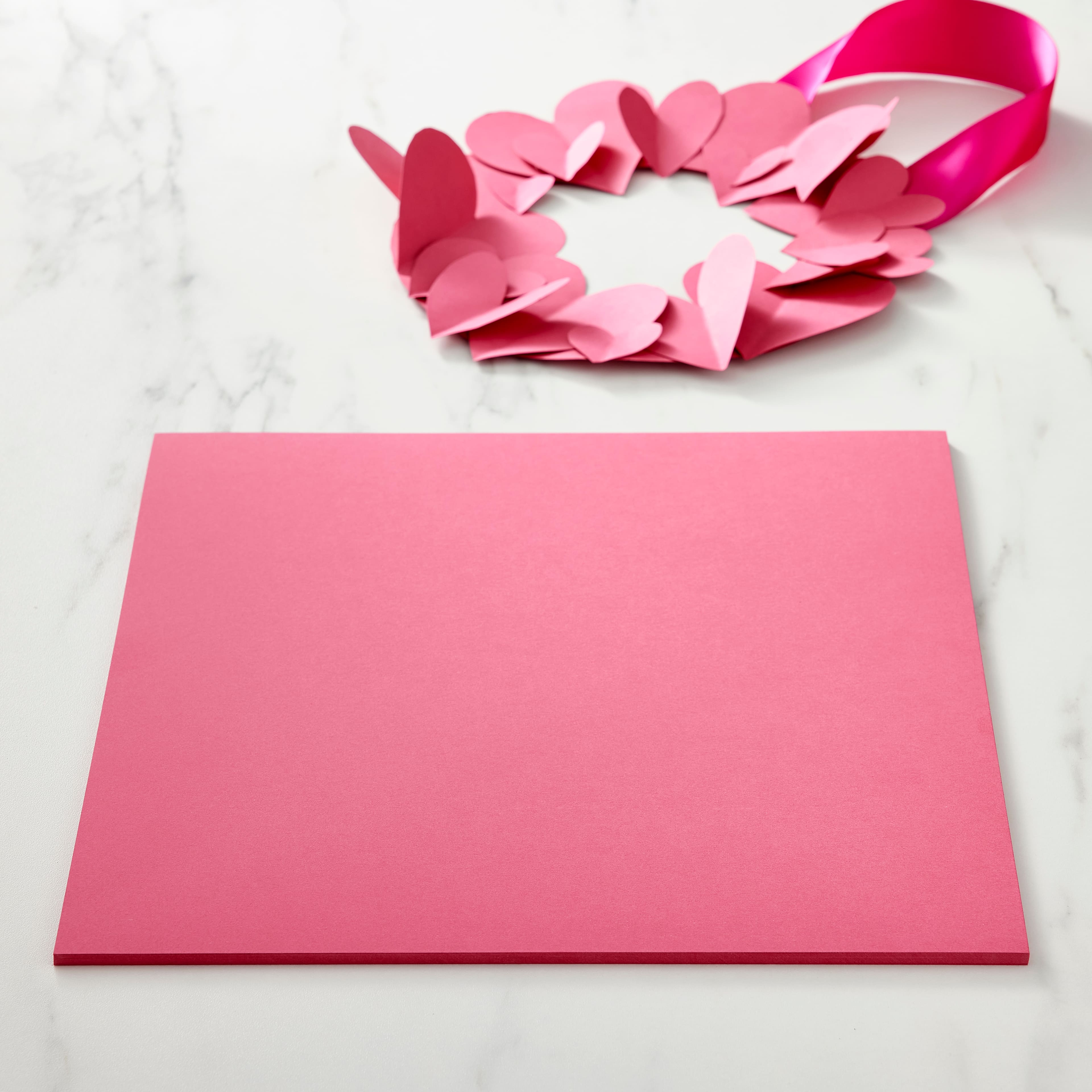 Michaels Bulk 12 Packs: 25 Ct. (300 Total) 12 inch x 12 inch Cardstock Paper by Recollections, Size: 12 x 12, Red