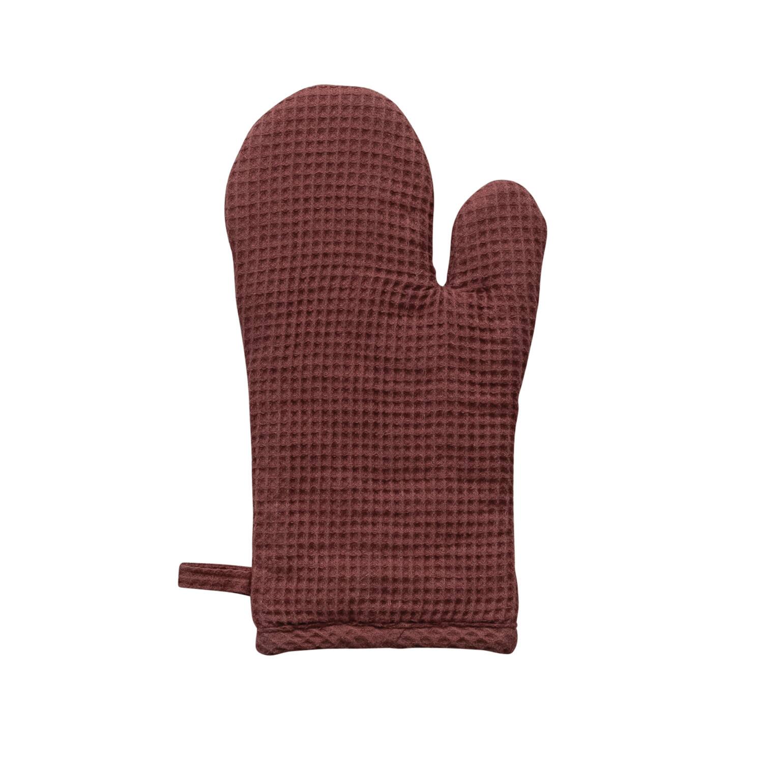 Hello Honey® Woven Linen & Cotton Waffle Hot Pad Mitt