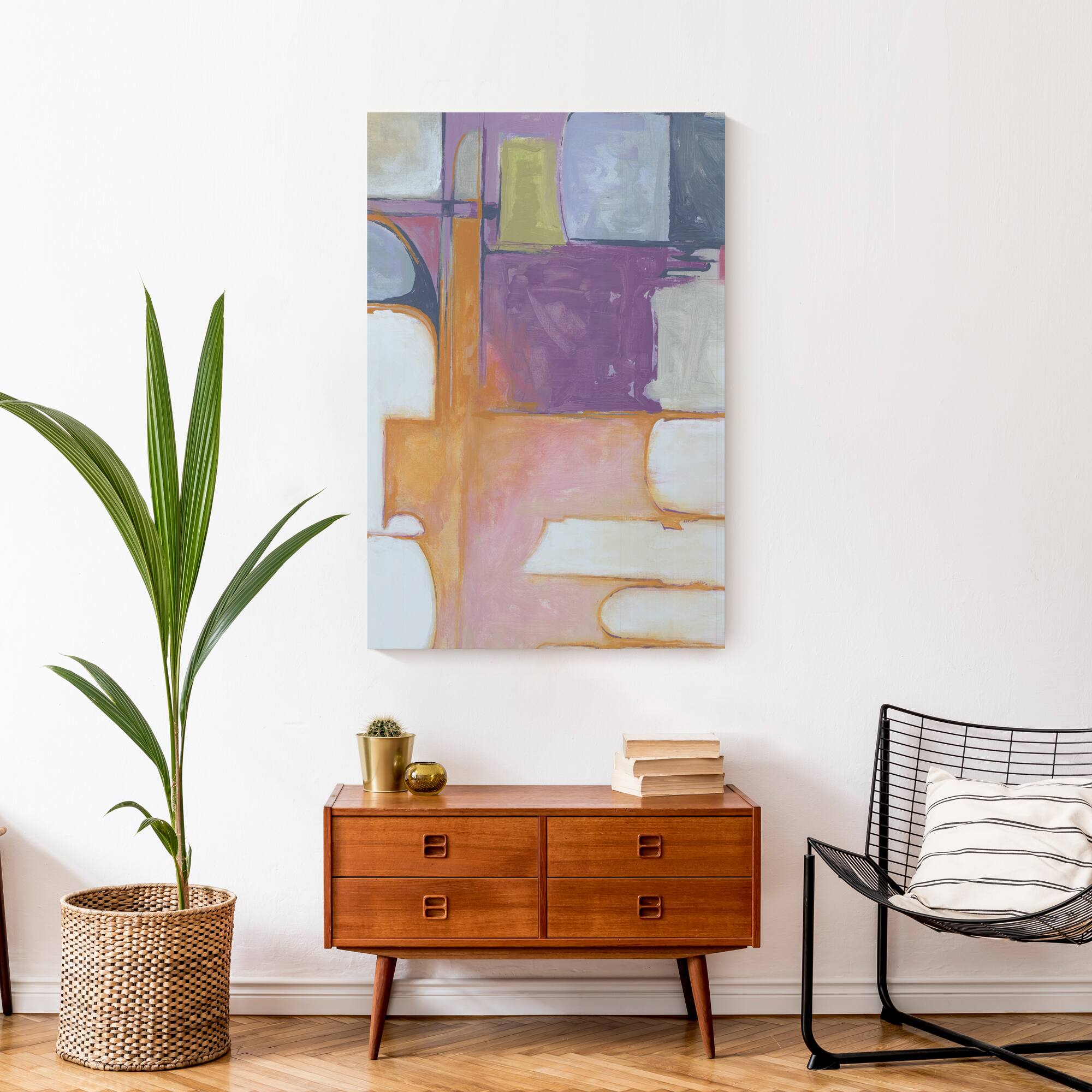 Colorful Cool Blocks 24&#x22; x 36&#x22; Canvas Wall Art