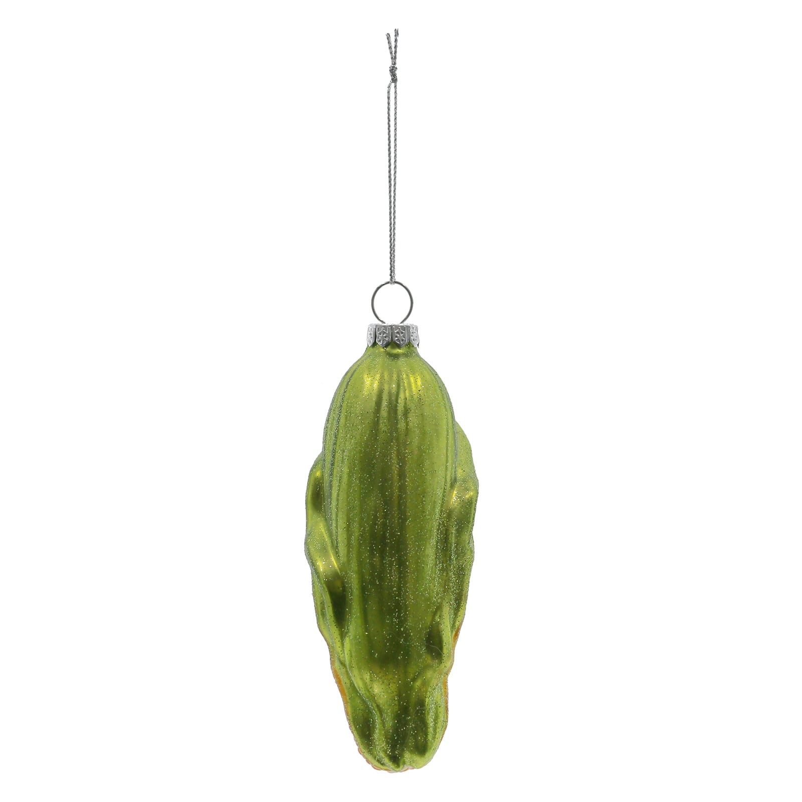 4.75&#x22; Yellow &#x26; Green Corn Glass Ornament by Ashland&#xAE;