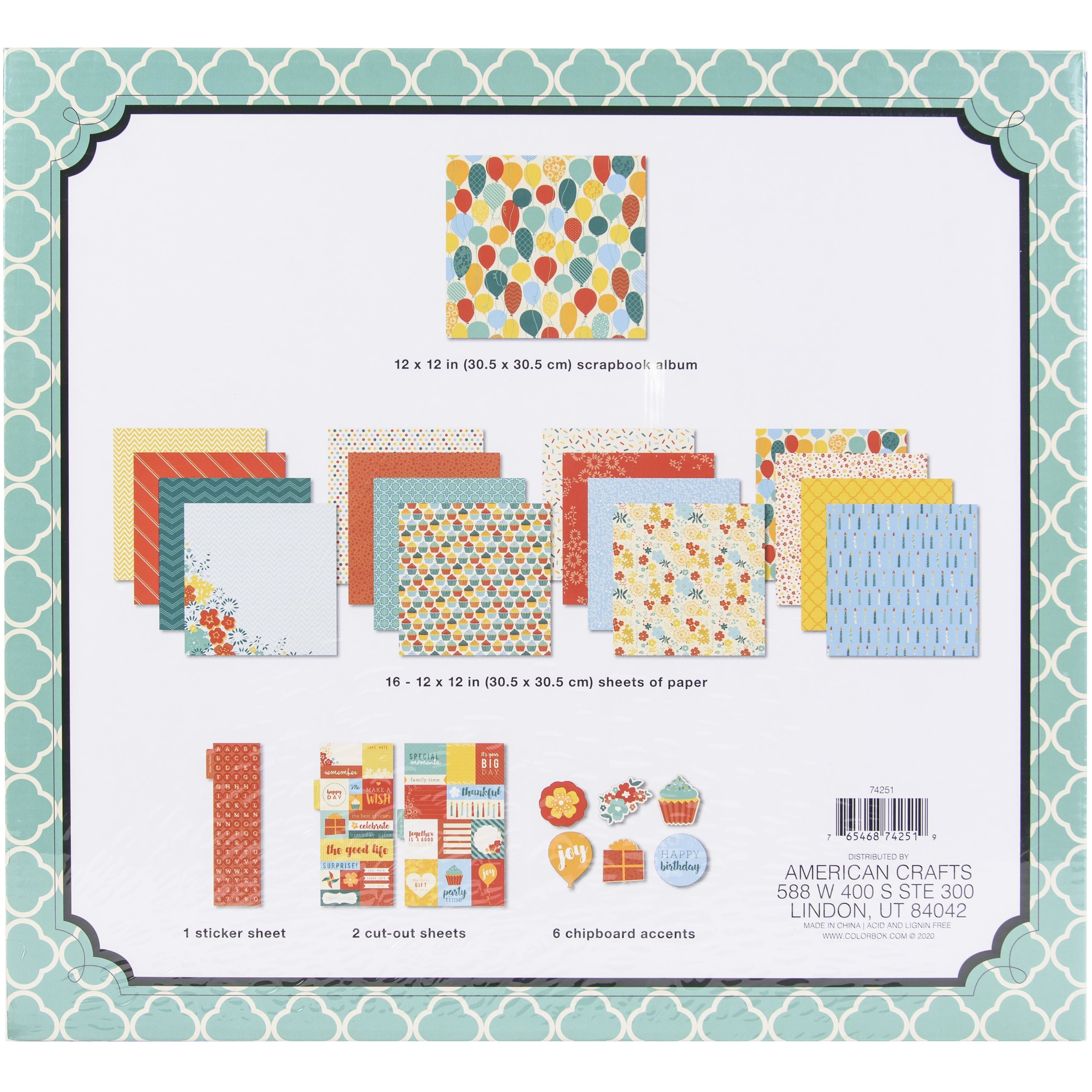 Colorbok FLASHY FINDS BLING LETTERS Scrapbook Craft Pack Set Bundle