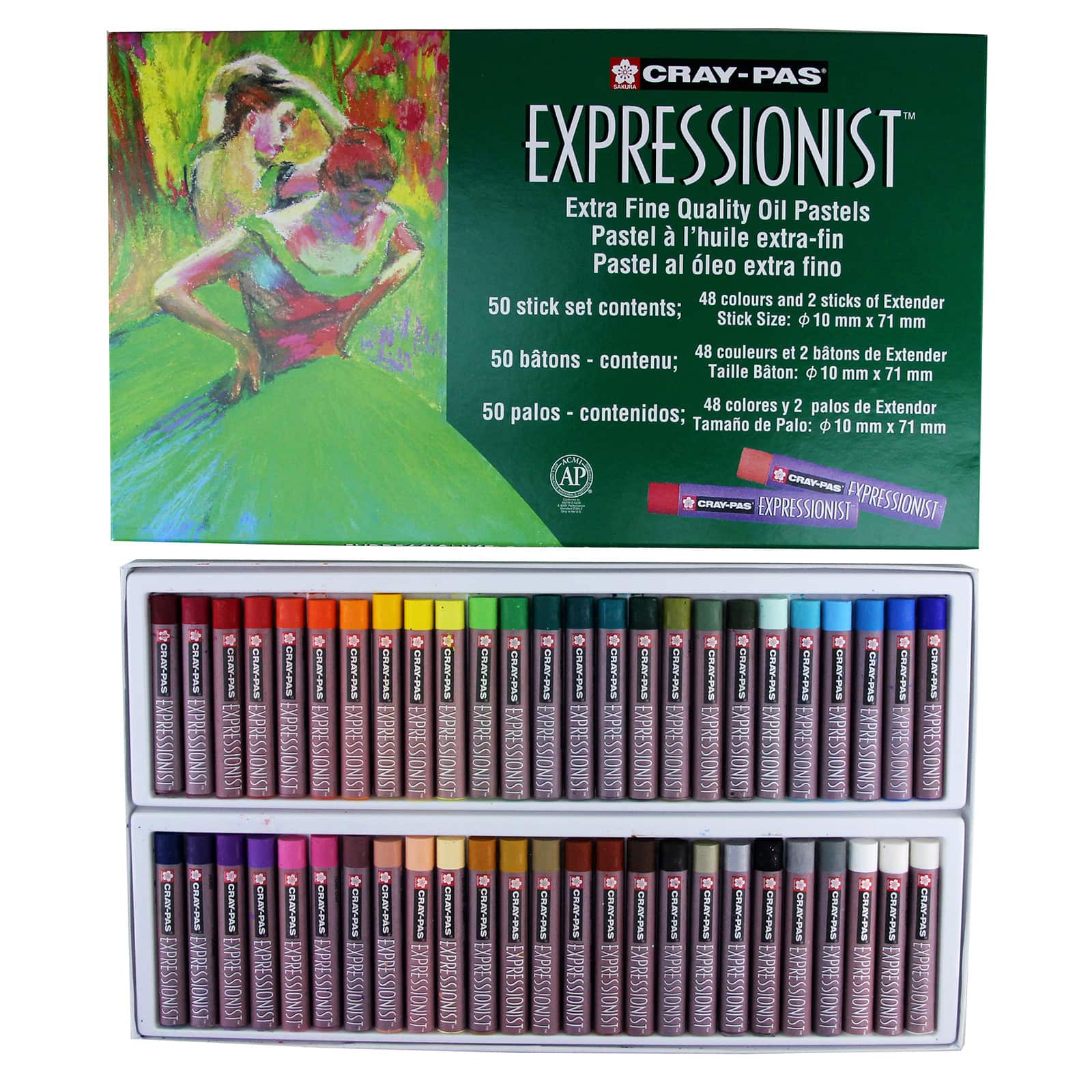 Cray-Pas Expressionist Oil Pastels Set of 50