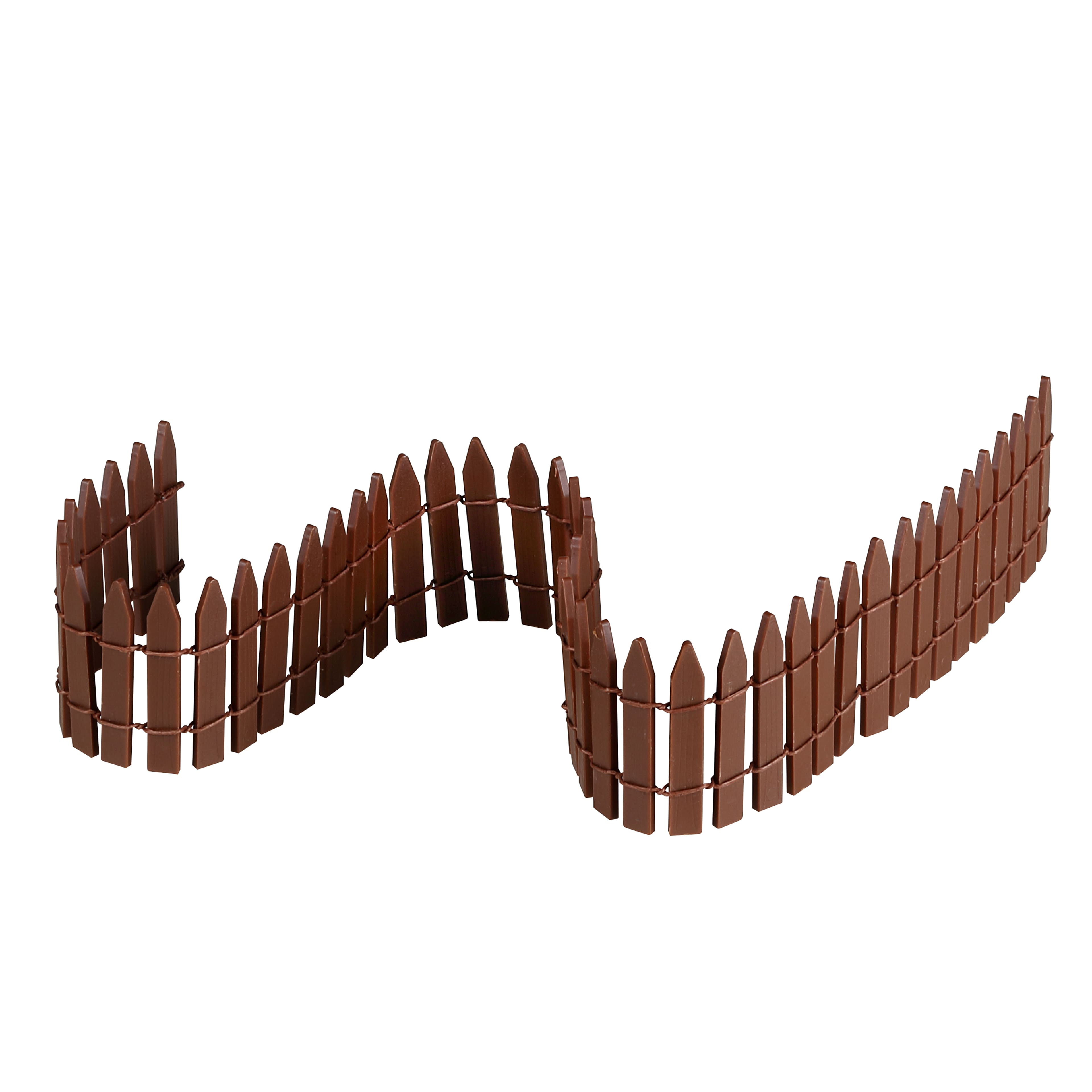 Lemax&#xAE; Wired Wooden Fence