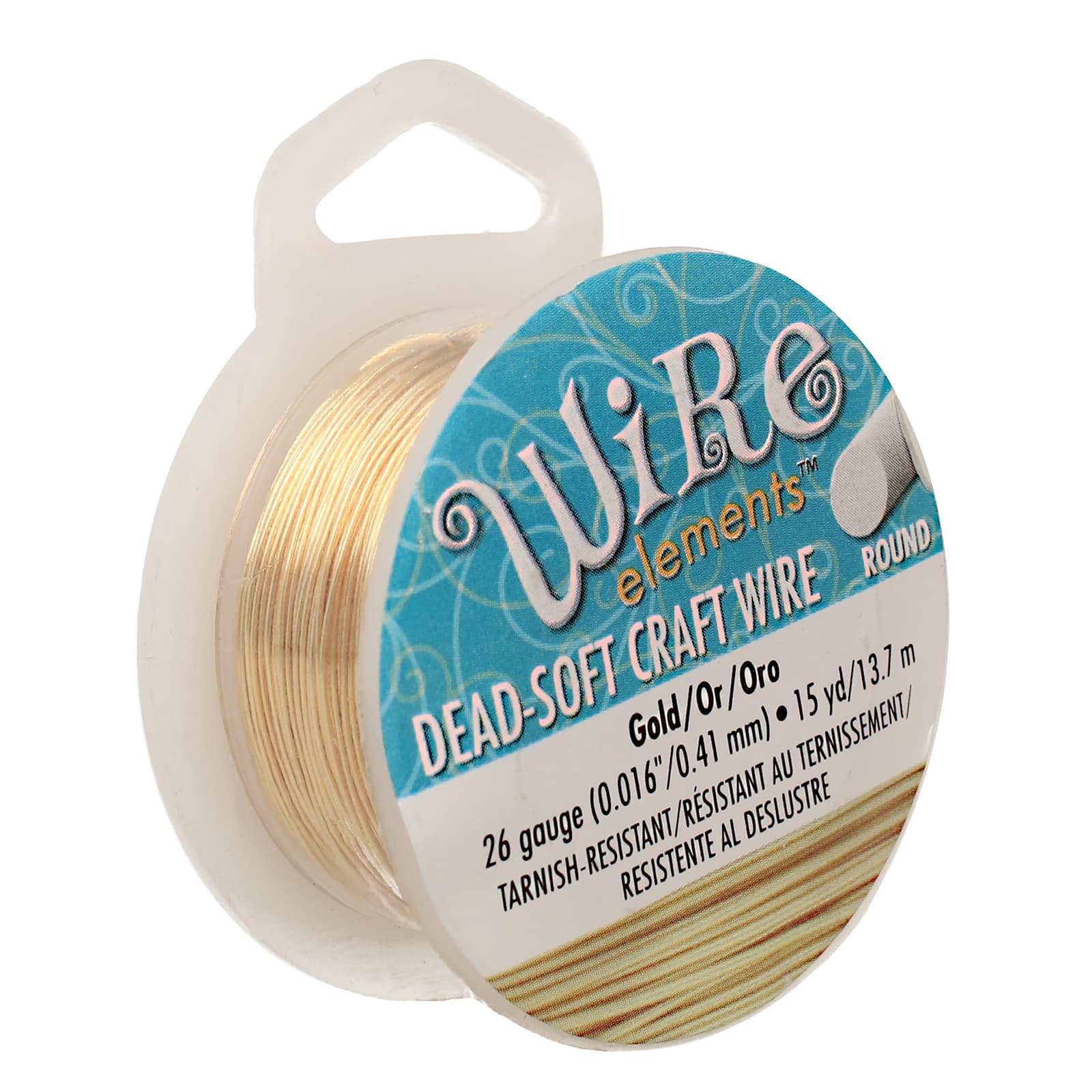 The Beadsmith® Wire Elements™ 26 Gauge Tarnish Resistant Soft Temper Wire, 15yd.