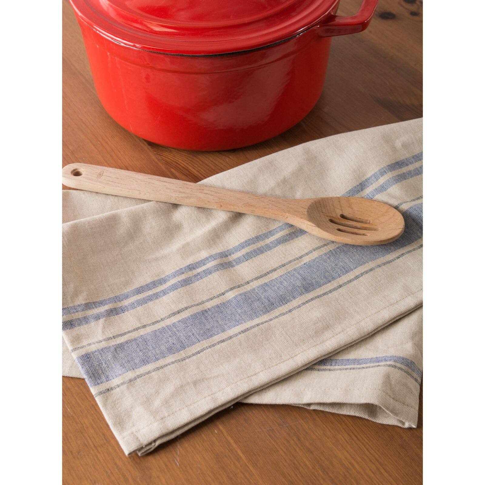 DII&#xAE; Nautical Blue French Stripe Woven Dishtowel, 3ct.