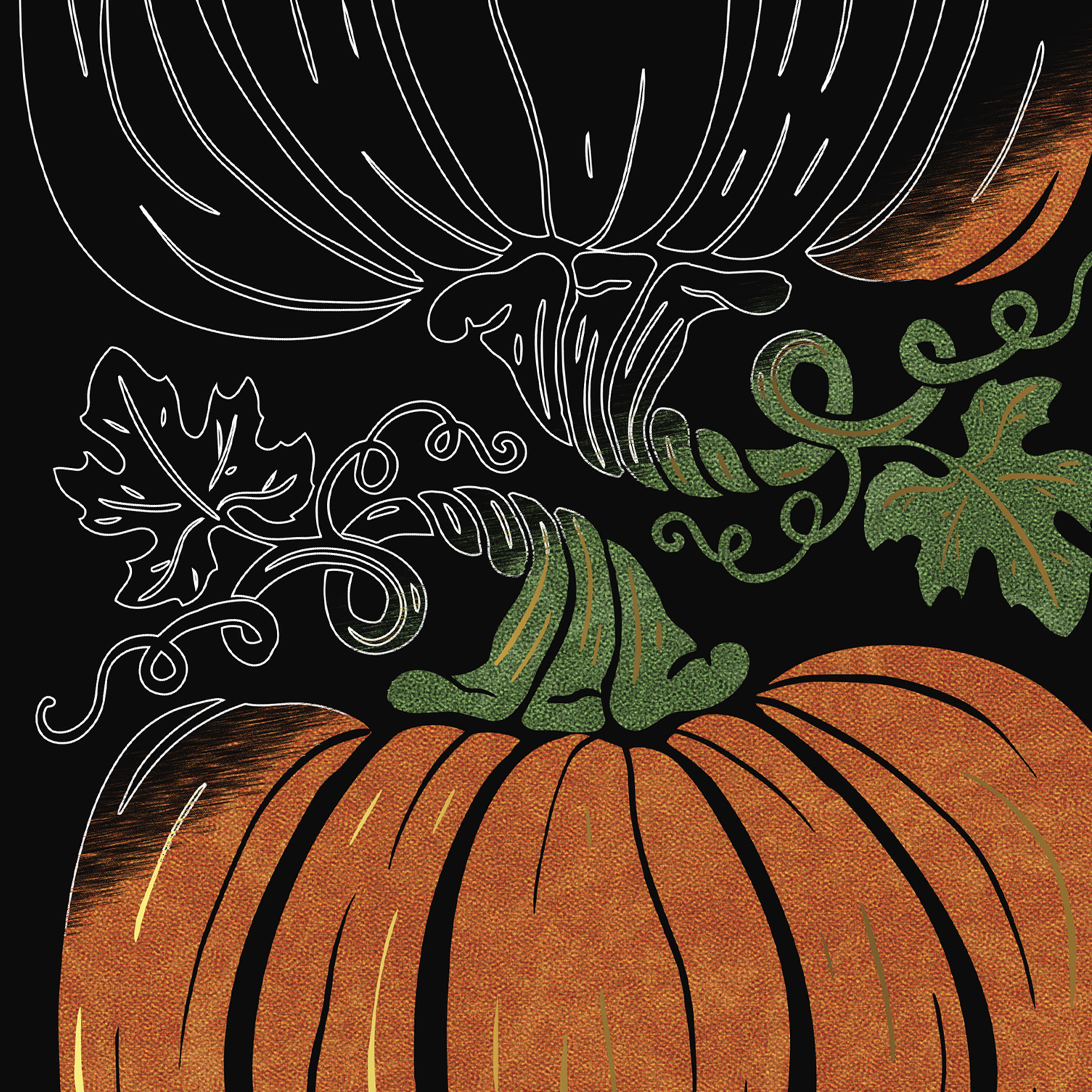 Brea Reese&#x2122; 9&#x22; x 12&#x22; Autumn Prints Scratch Art Paper Pad