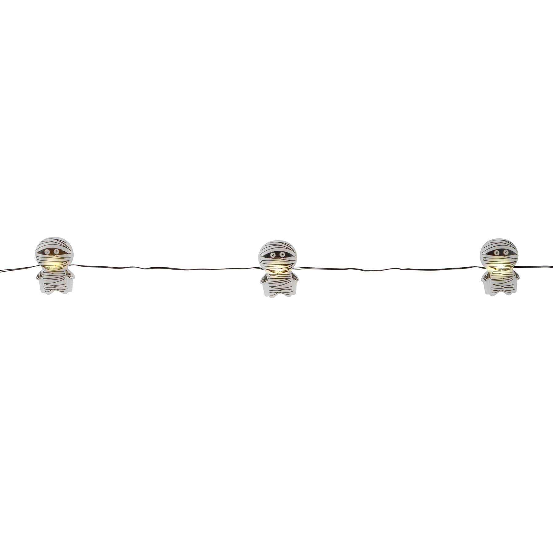 18ct. Warm White LED Mummy Icon String Lights by Ashland&#xAE;