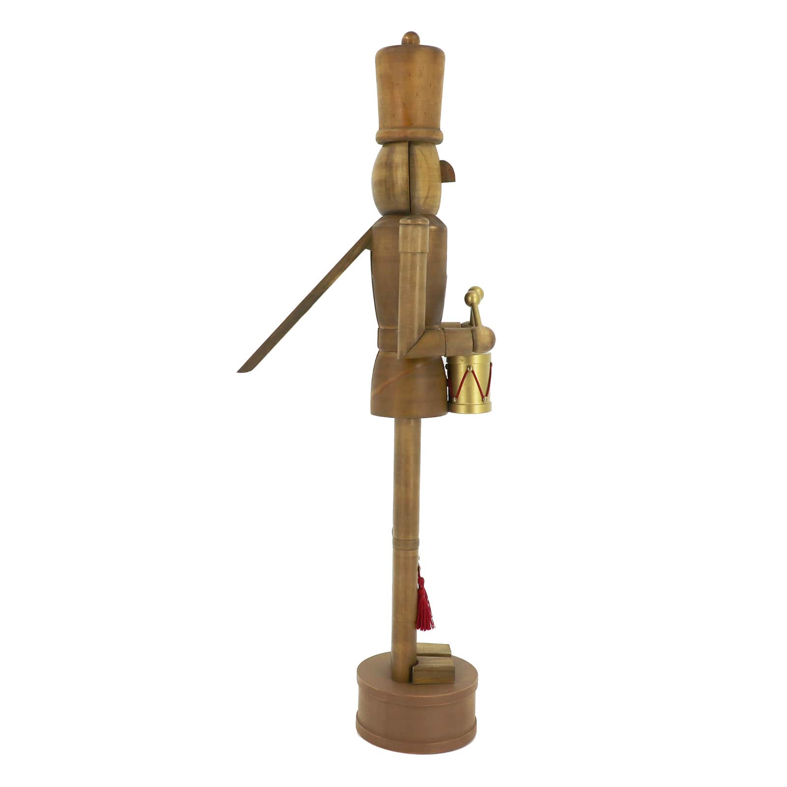 32&#x22; Wood Nutcracker with Drums by Ashland&#xAE;