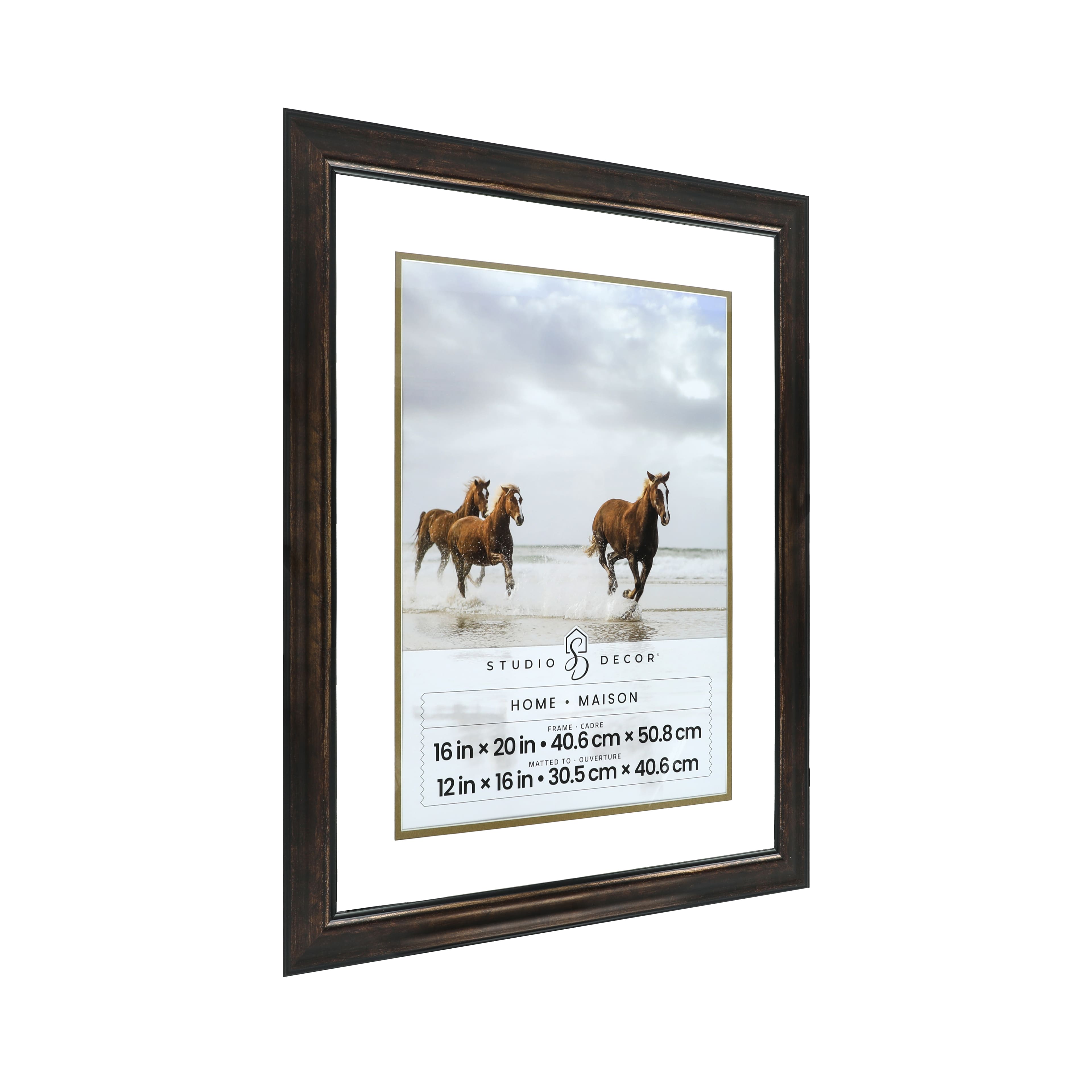 Home Bronze Frame with Mat by Studio D&#xE9;cor&#xAE;
