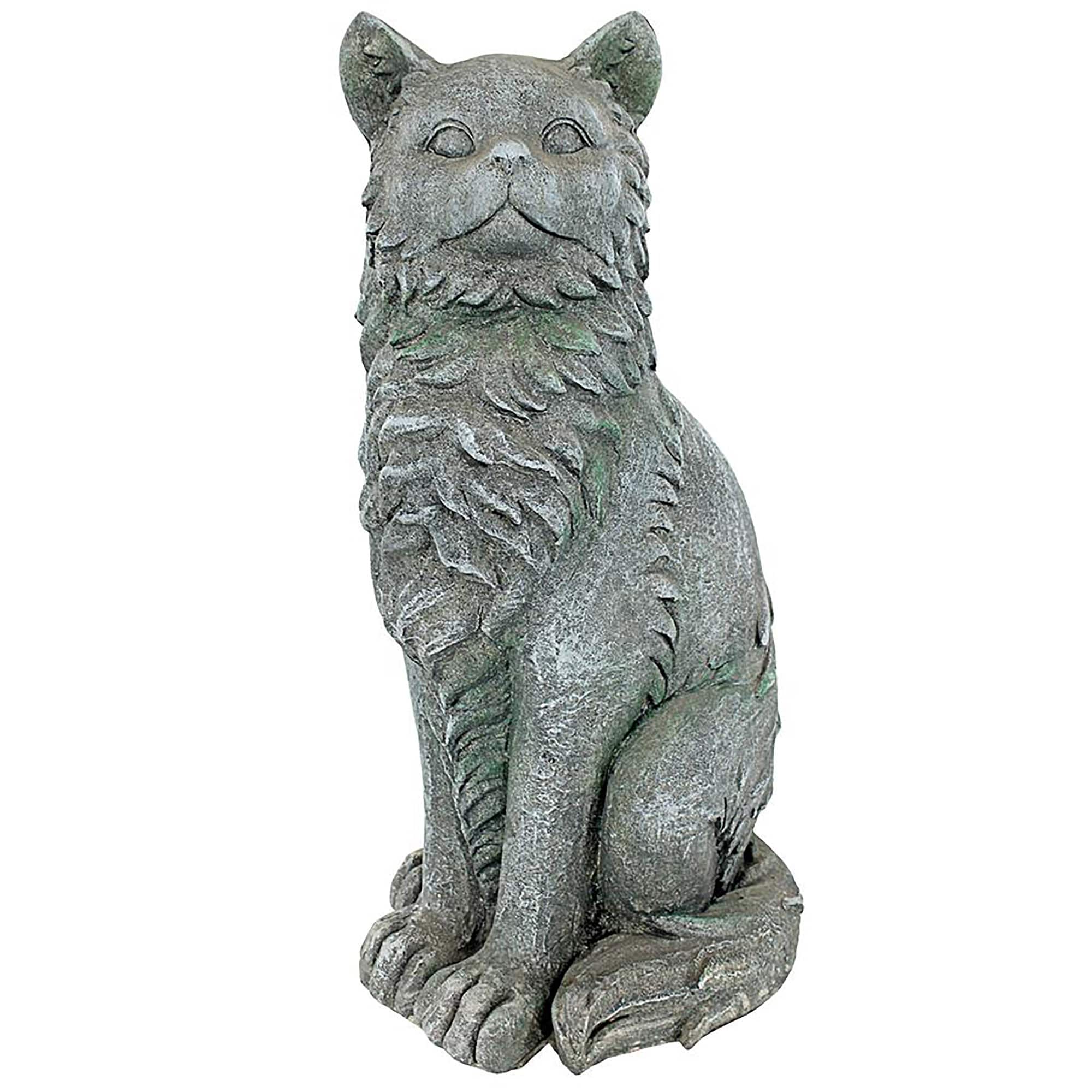 Design Toscano 25.5&#x22; King Olav V Norwegian Forest Cat Statue