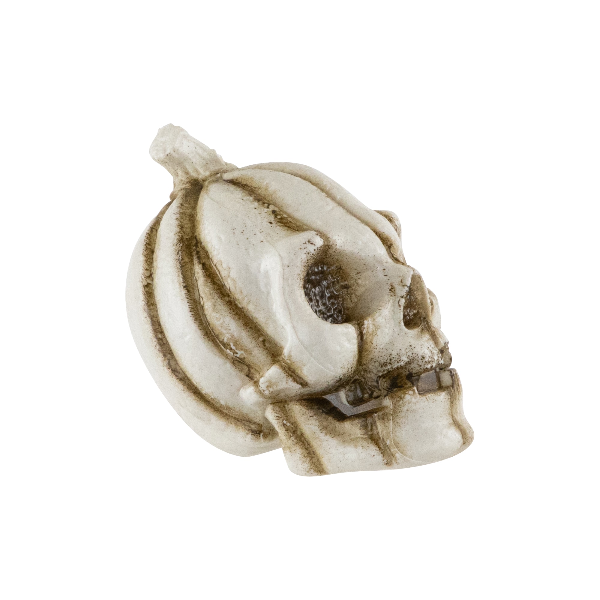 Bag of Mini Pumpkin Head Skulls Halloween Decorations - 3&#x22; - Set of 6