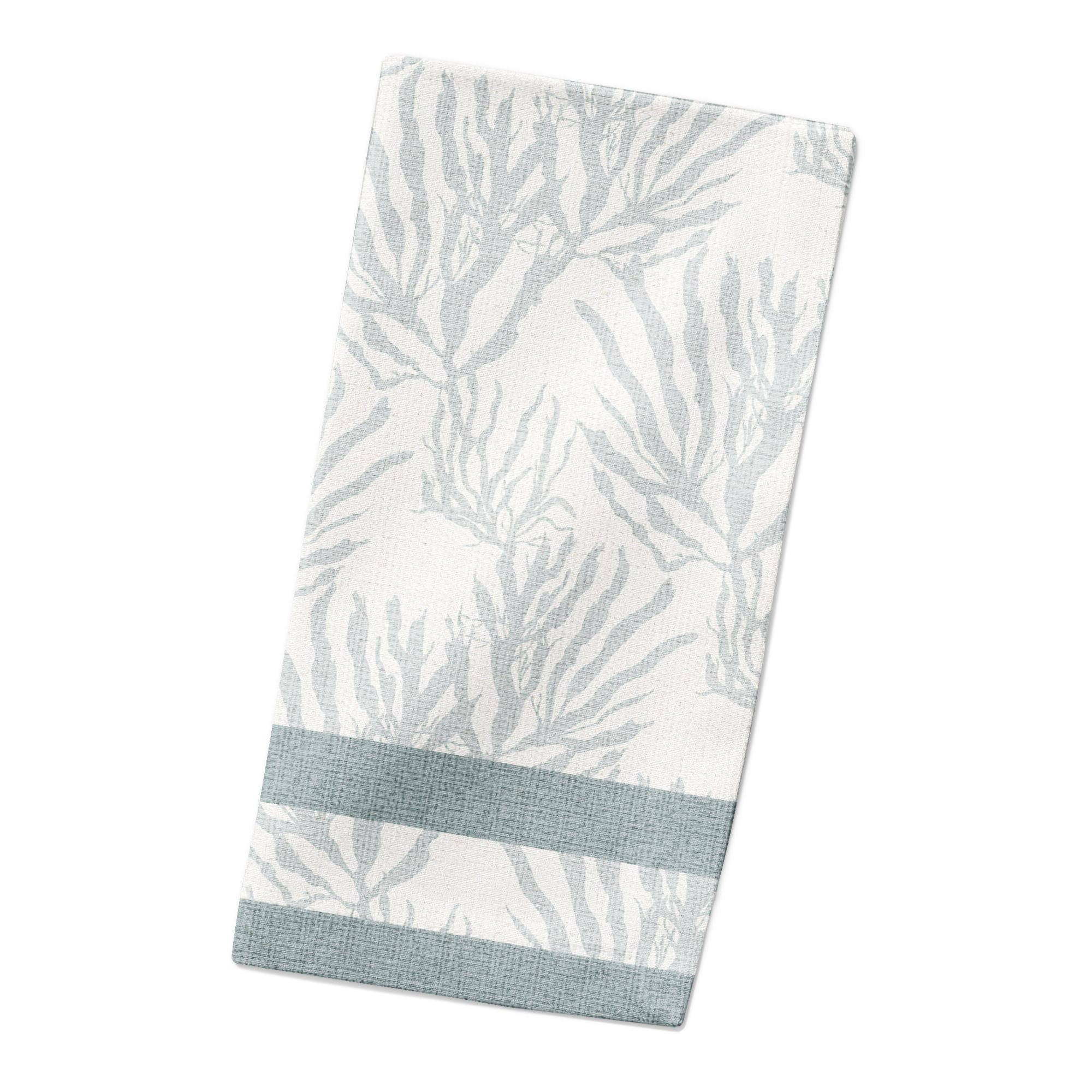 Coral & Stripe Cotton Twill Napkin