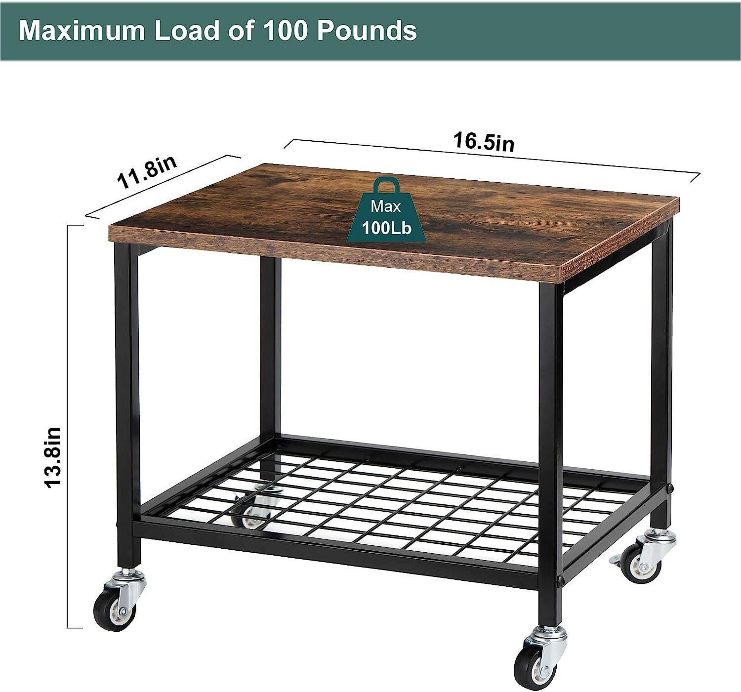NEX&#x2122; 2-Tier Under Desk Printer Stand