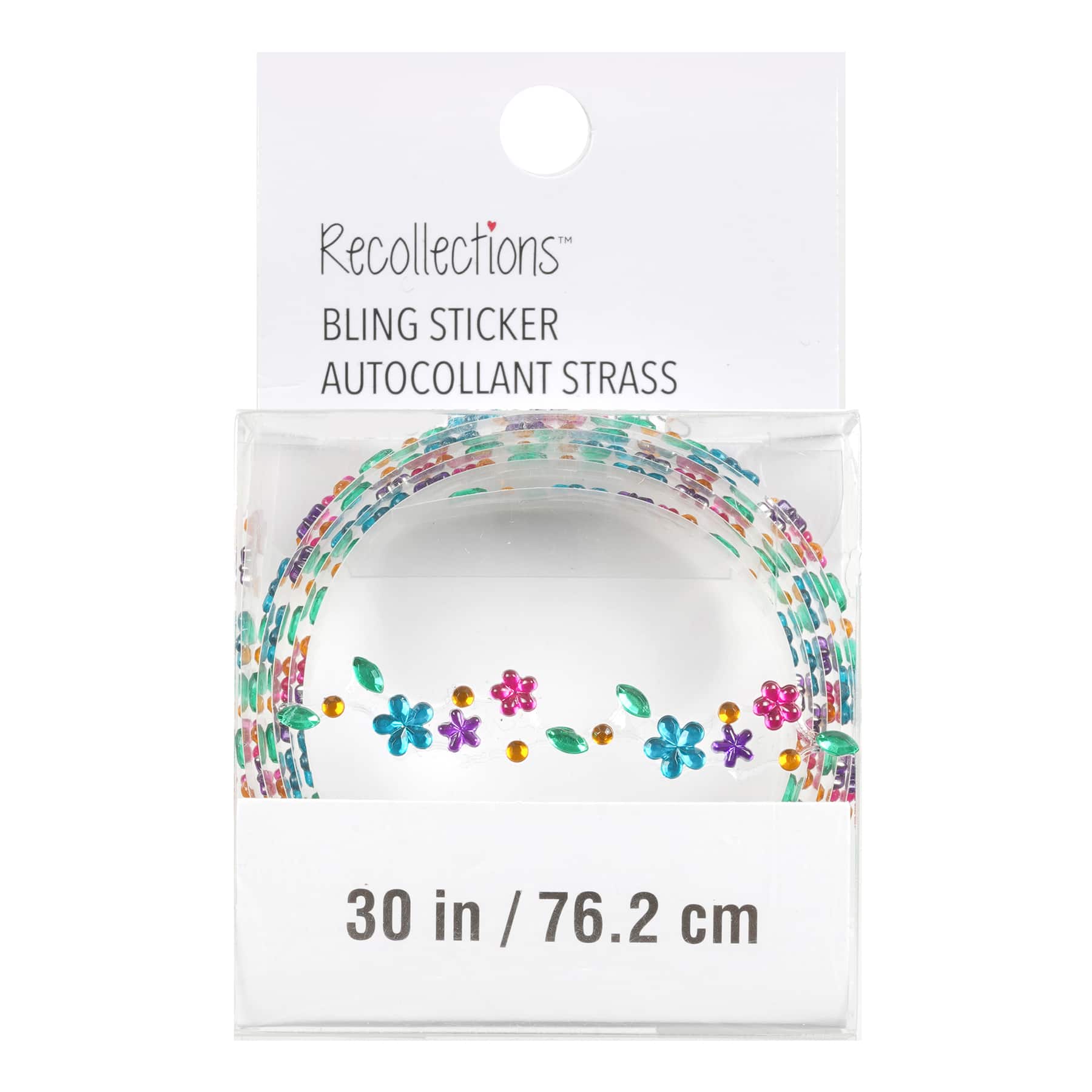 12 Pack: Bling on a Roll™ Flower Mix Stickers by Recollections™