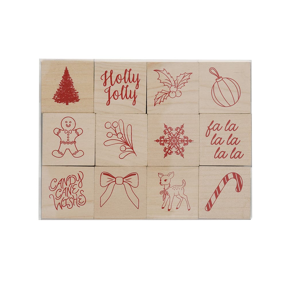 Christmas Wood Stamp Set by Recollections&#x2122;