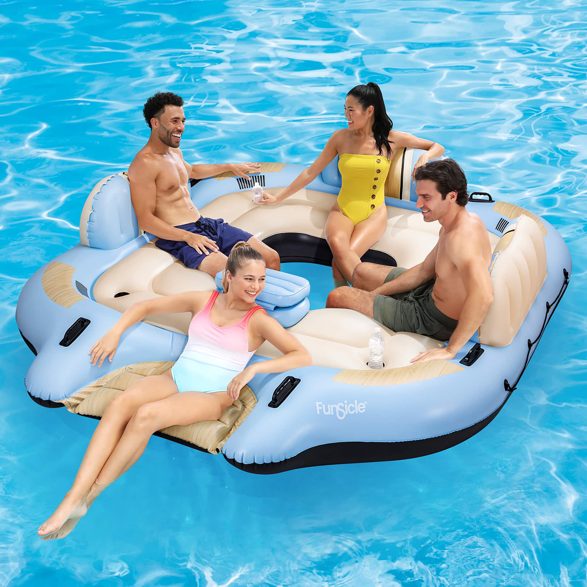 Funsicle 9ft. Tahoe Party Island Inflatable Water Float | Michaels