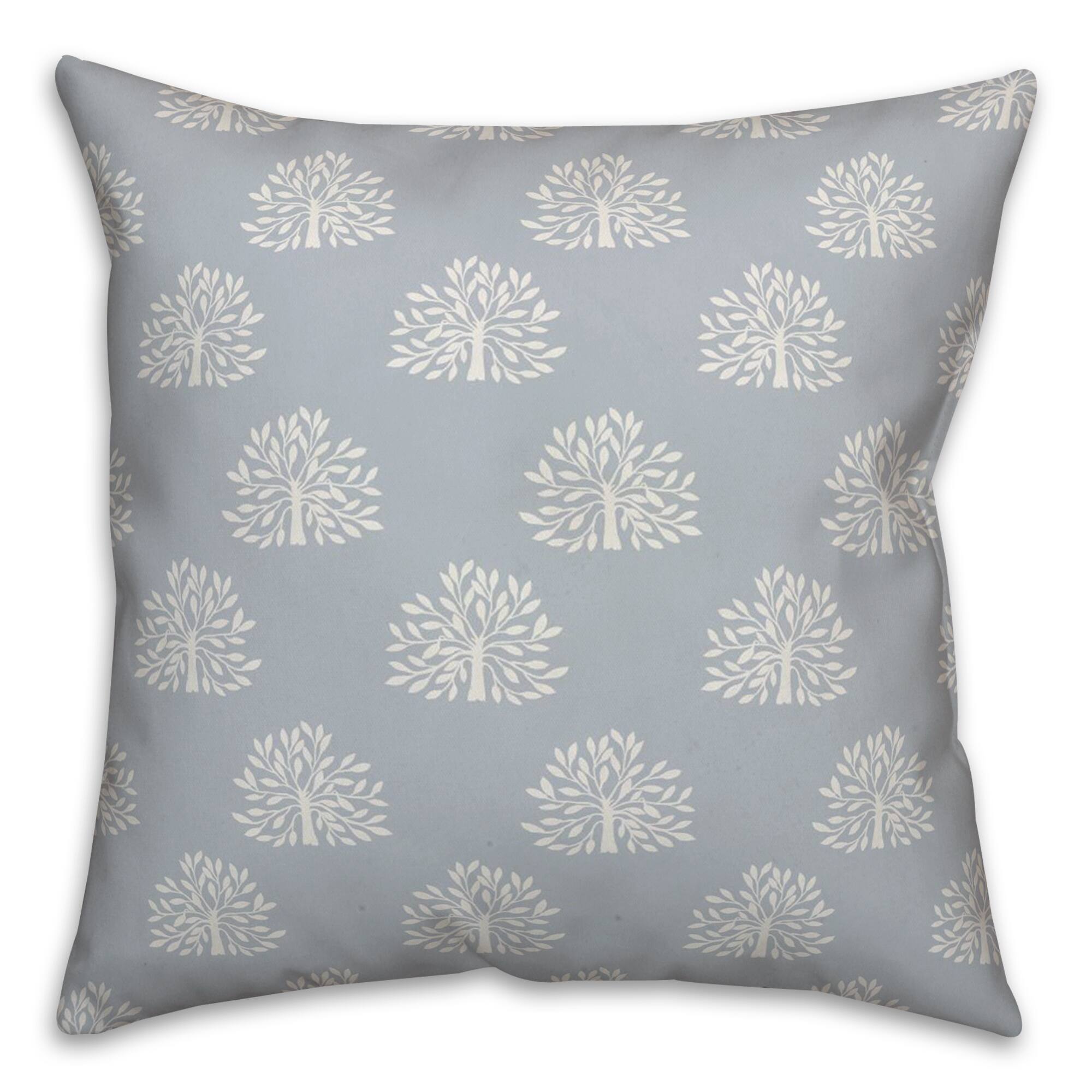 Blooming Bush Throw Pillow