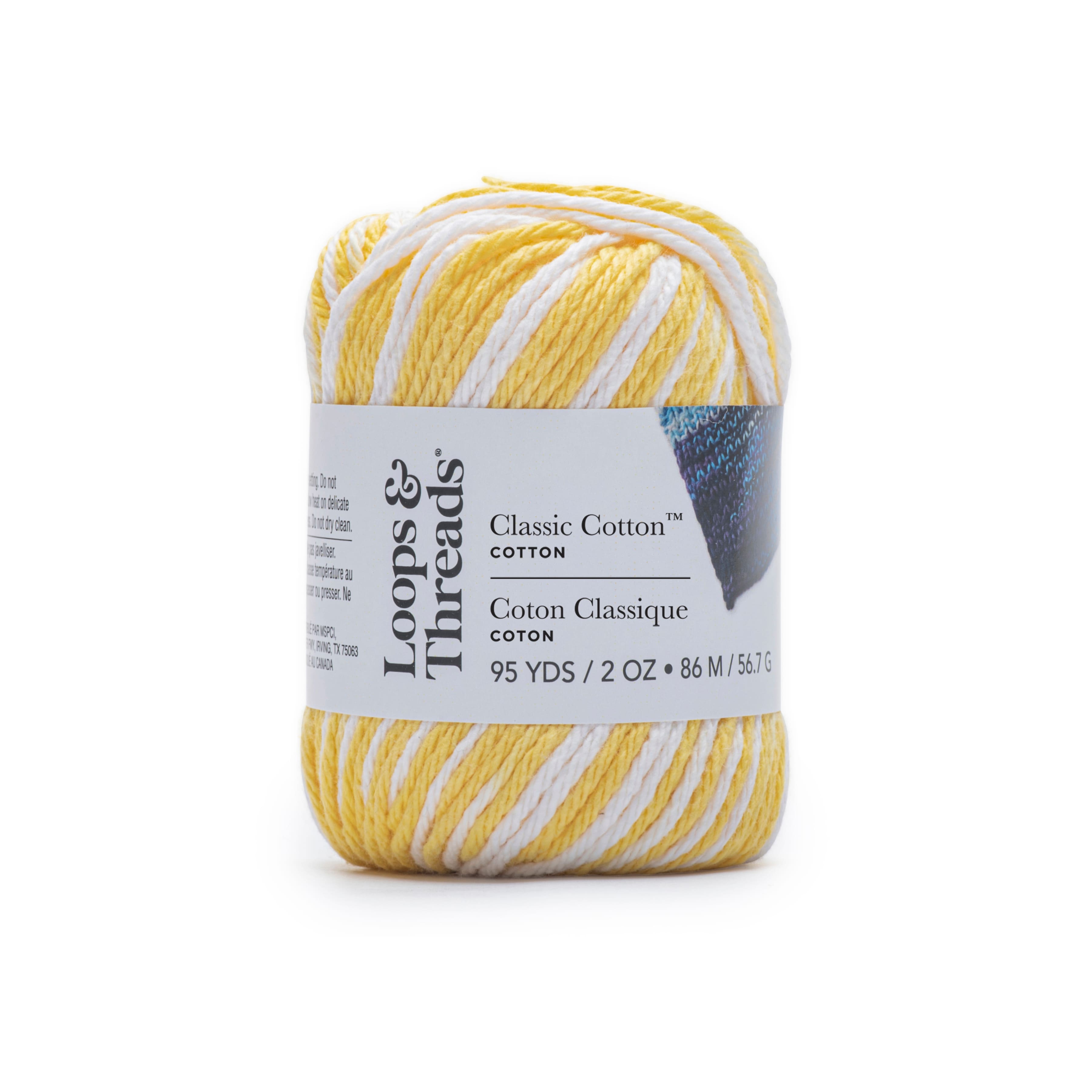 Classic Cotton&#x2122; Patterned Yarn by Loops &#x26; Threads&#xAE;