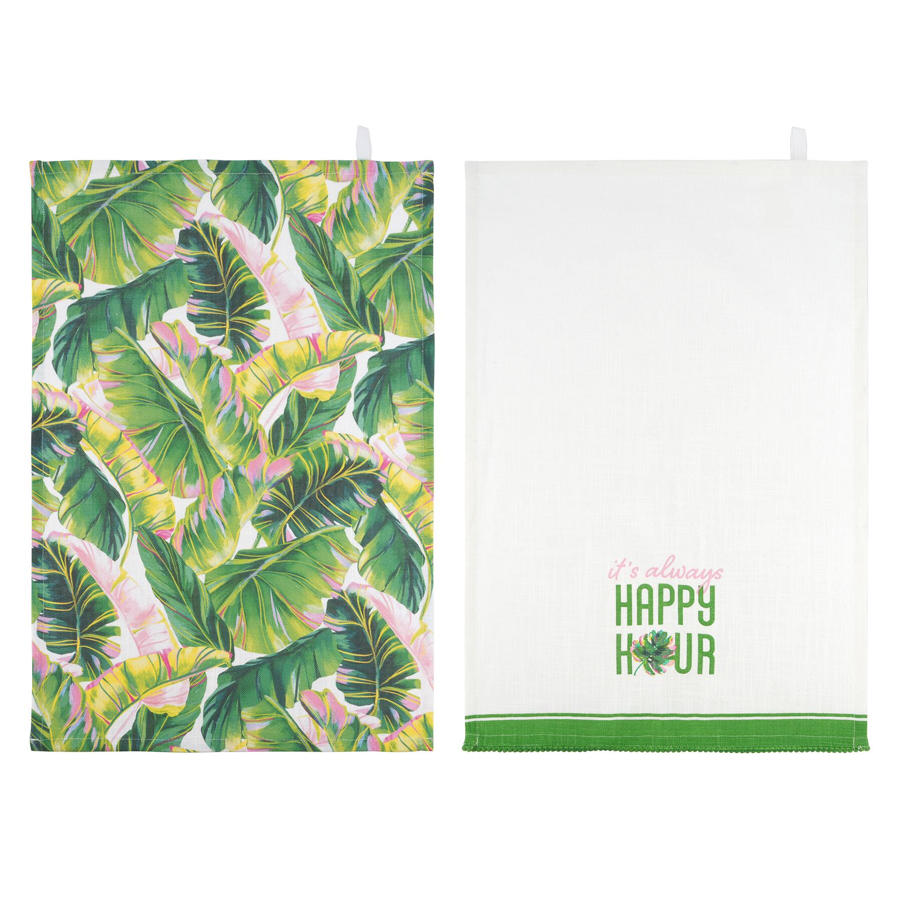 Happy Hour Tea Towels, 2ct. by Makery®