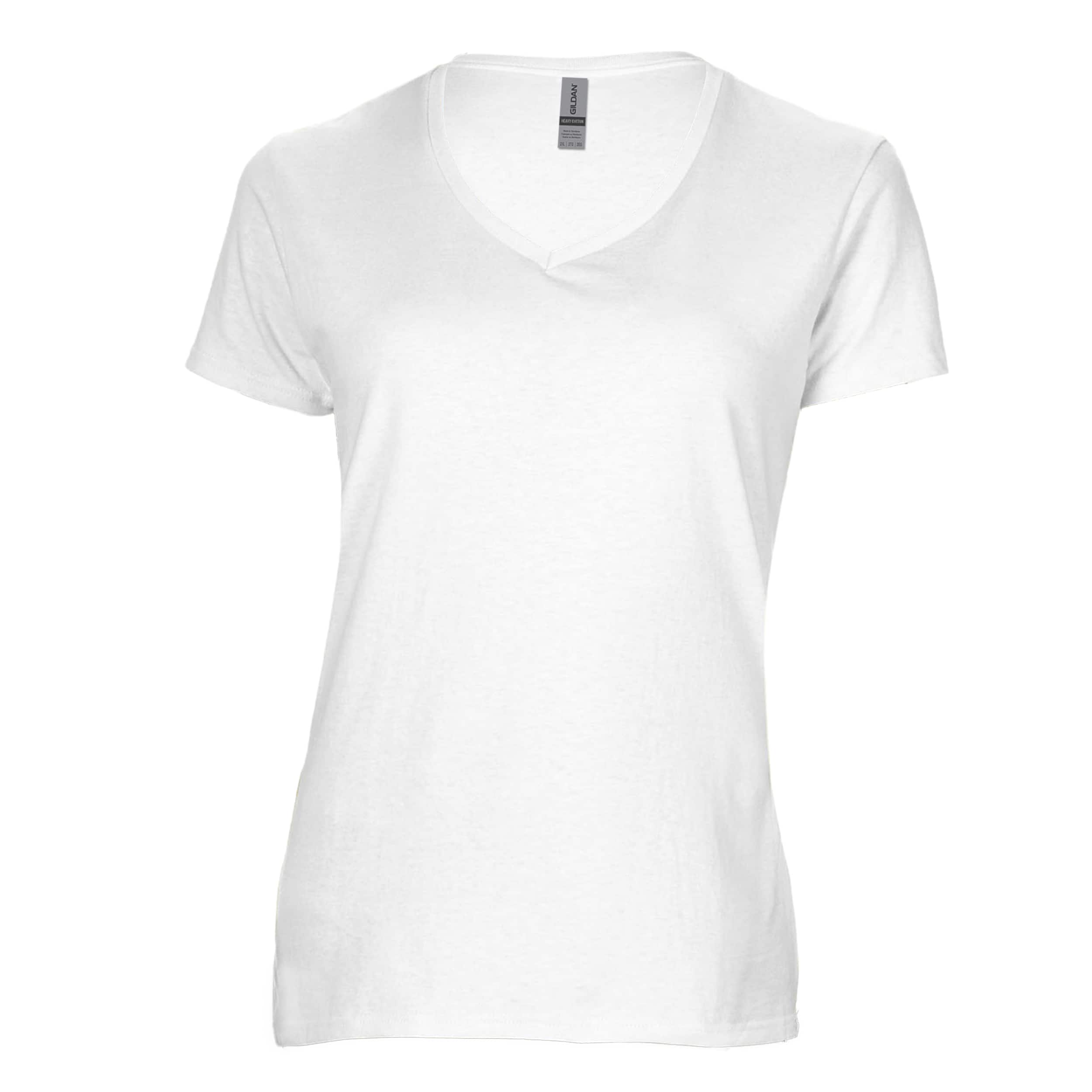 Gildan® Short Sleeve Ladies' V-Neck T-Shirt | Michaels