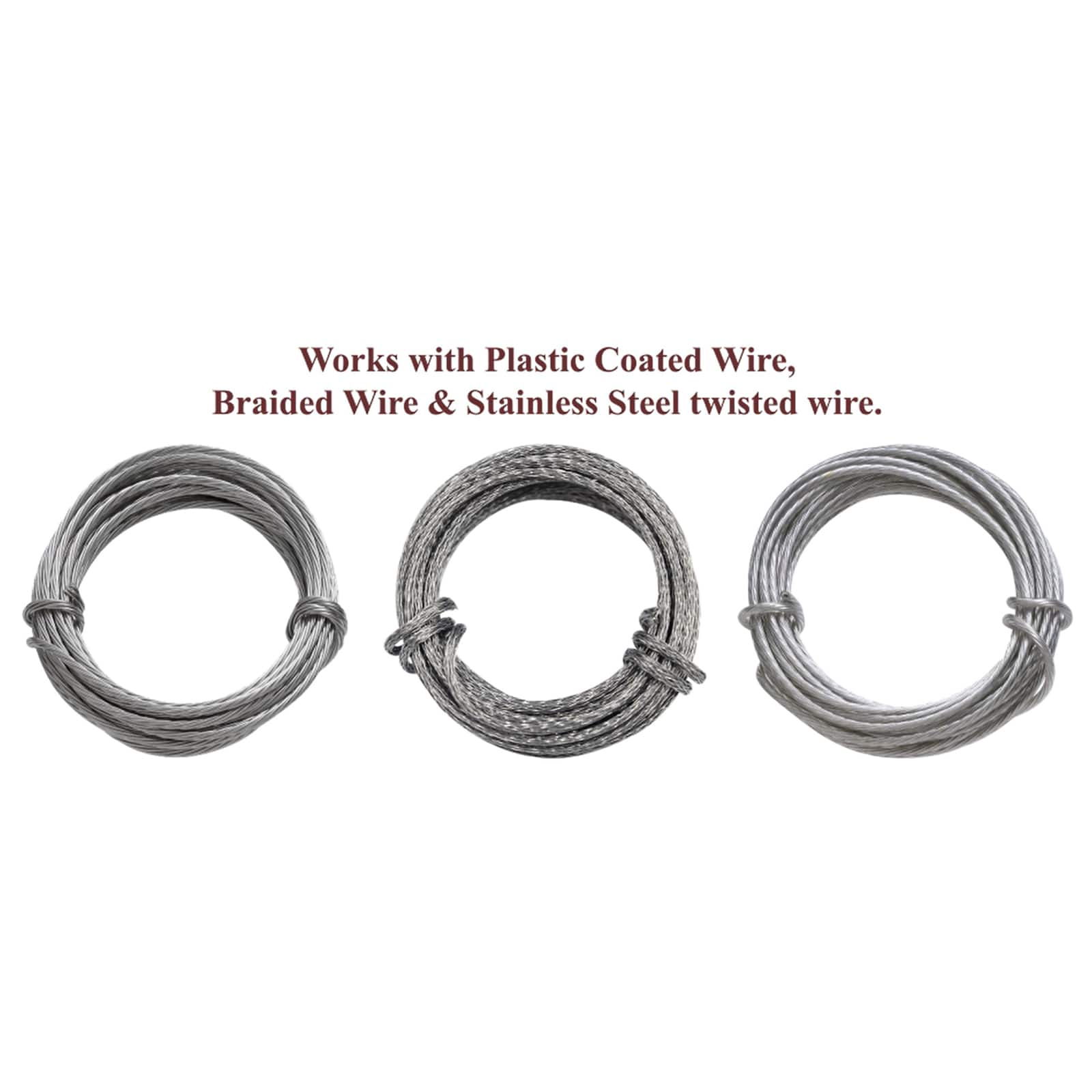 HangZ&#x2122; 25lb. Canvas Wire 1 Hole D Ring Kit