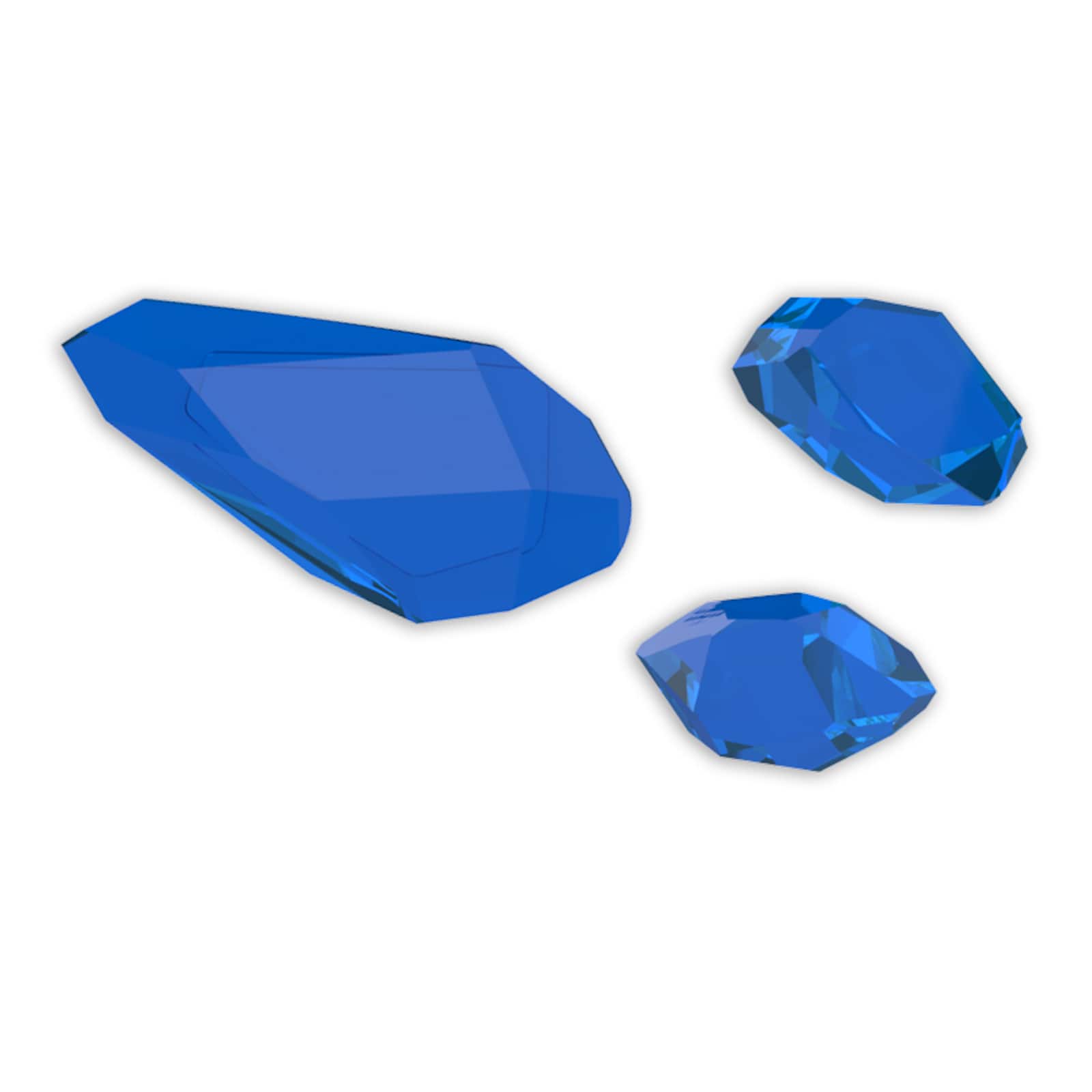 Blue Moon Studio&#x2122; UV Resin Craft 3D Faceted Shapes Mold with Findings