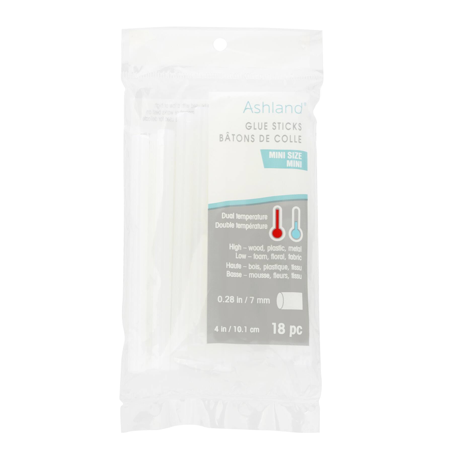 4" Mini Dual Temperature Glue Sticks by Ashland®