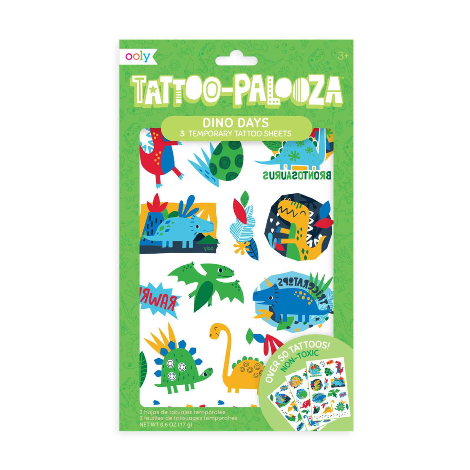 OOLY® TattooPalooza™ Dinosaur Days Temporary Tattoos Michaels