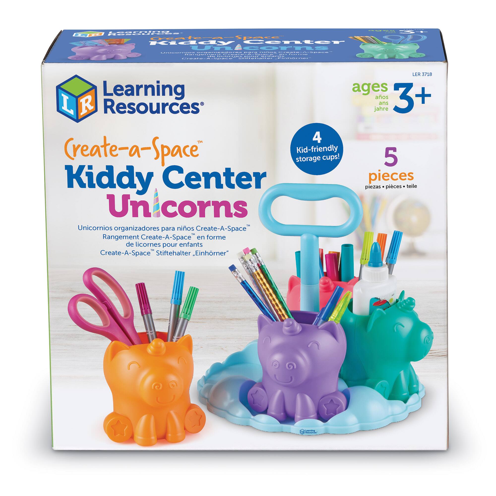 Learning Resources Create-a-Space&#x2122; Kiddy Center Unicorn Set