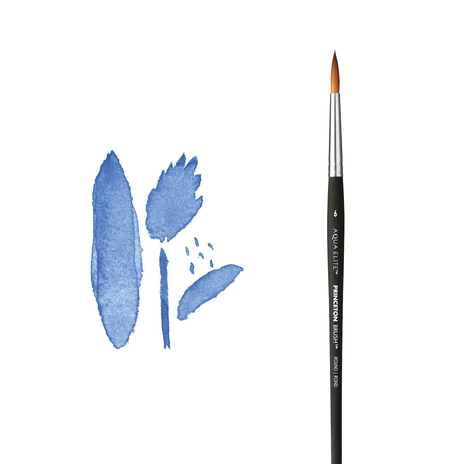 12 Pack: Princeton™ Aqua Elite™ Short Handle Round Brush