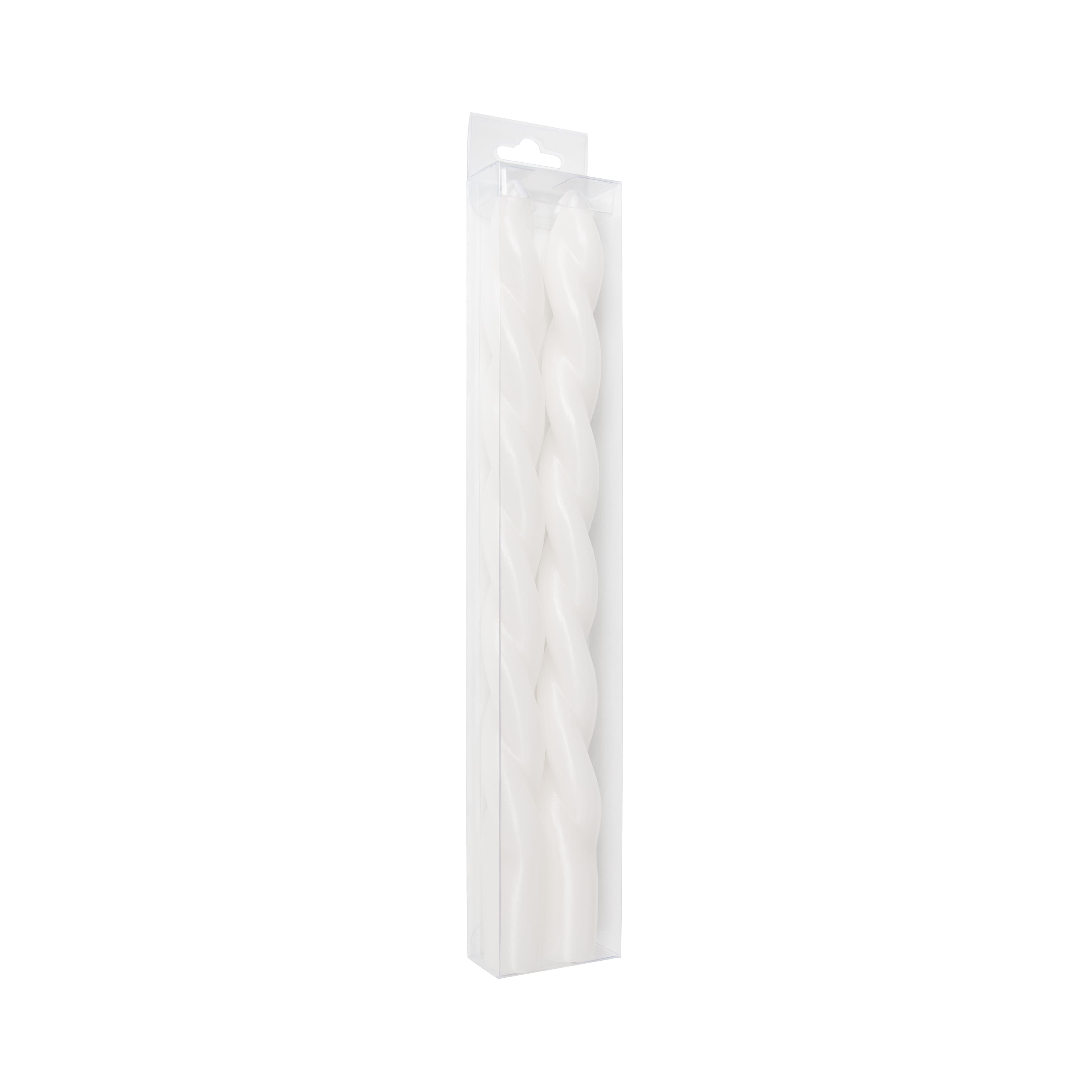 10&#x22; Unscented Twist Taper Candles, 2ct. by Ashland&#xAE;