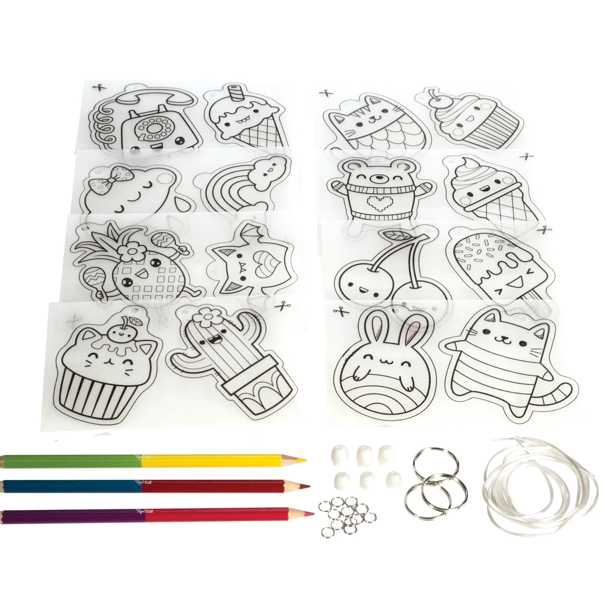 Tiger Tribe Sweet Treats Shrinkies Craft Set